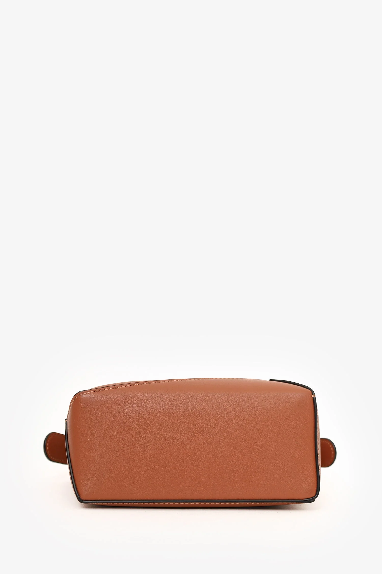Loewe Brown Leather Mini Puzzle Crossbody With Strap - Image 5