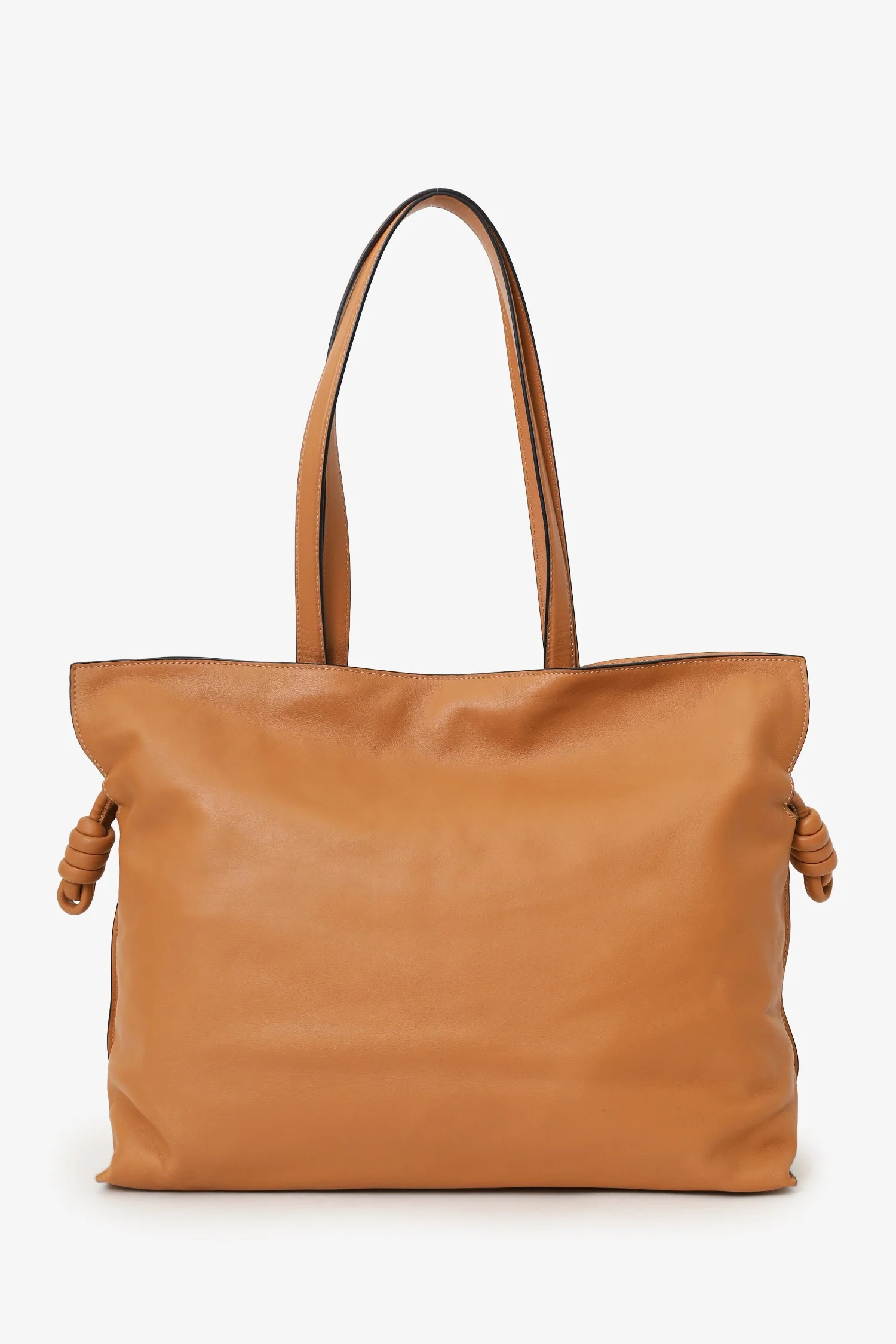 Loewe Brown Nappa Leather Large Flamenco Shoulder Bag - Image 2