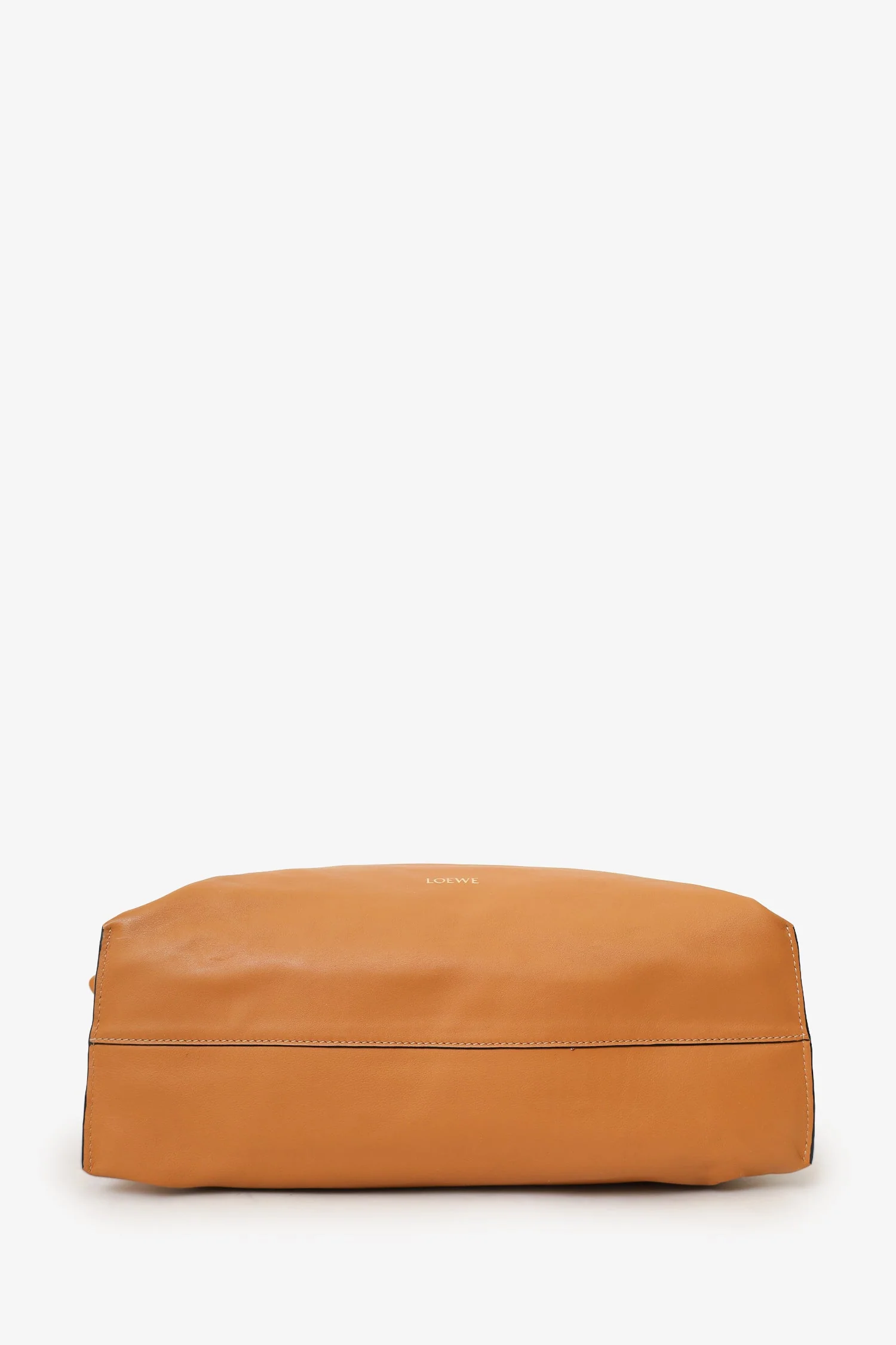 Loewe Brown Nappa Leather Large Flamenco Shoulder Bag - Image 5