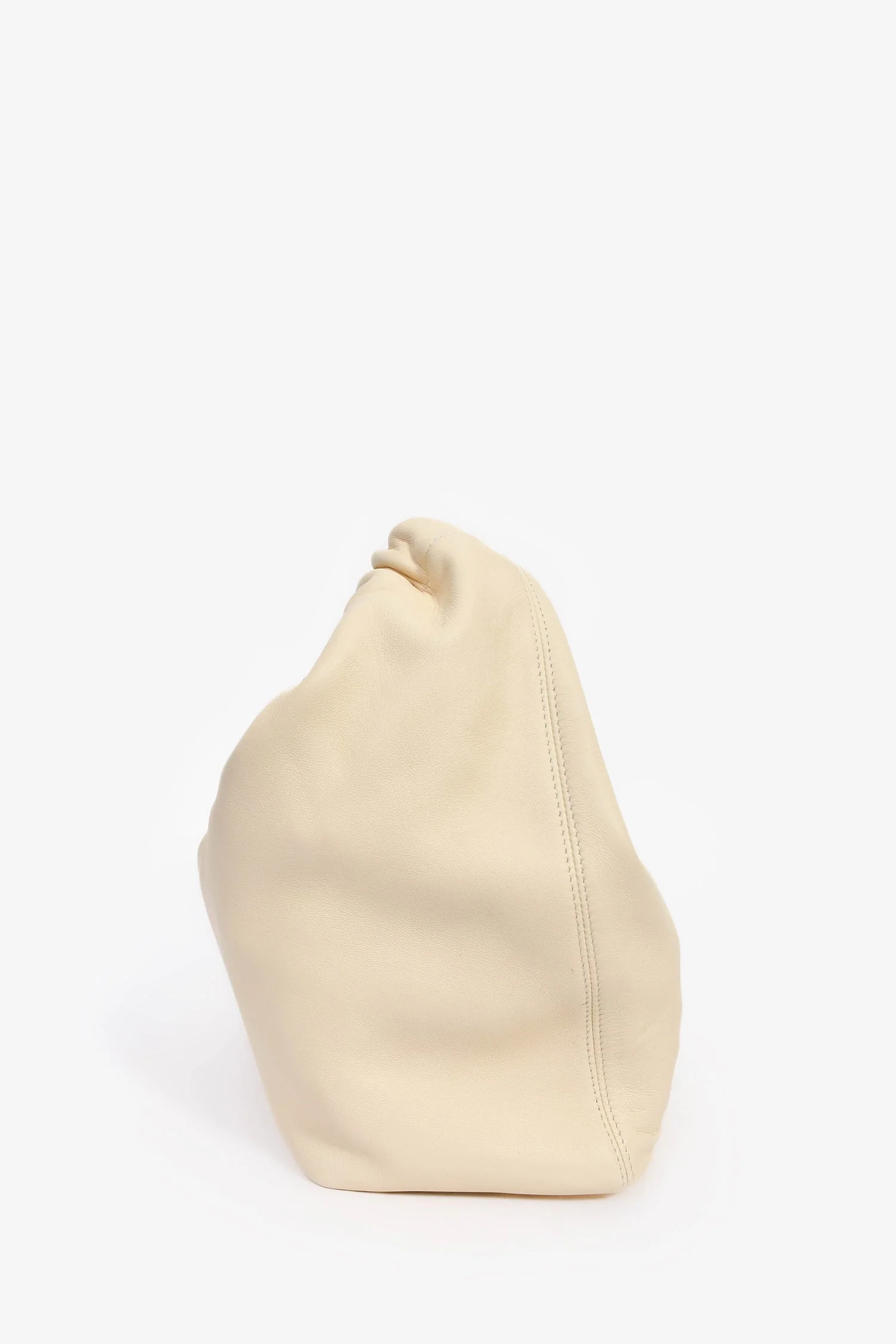 Loewe Cream Leather 'Squeeze' Small Chain Shoulder Bag - Image 3