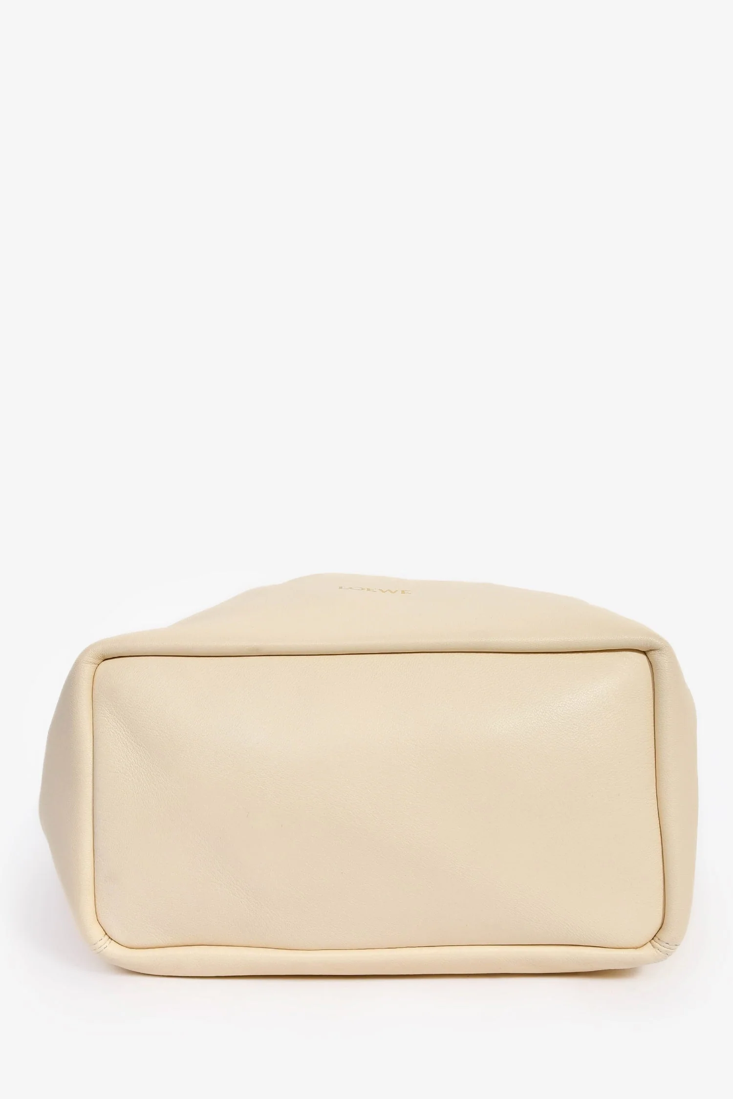 Loewe Cream Leather 'Squeeze' Small Chain Shoulder Bag - Image 5