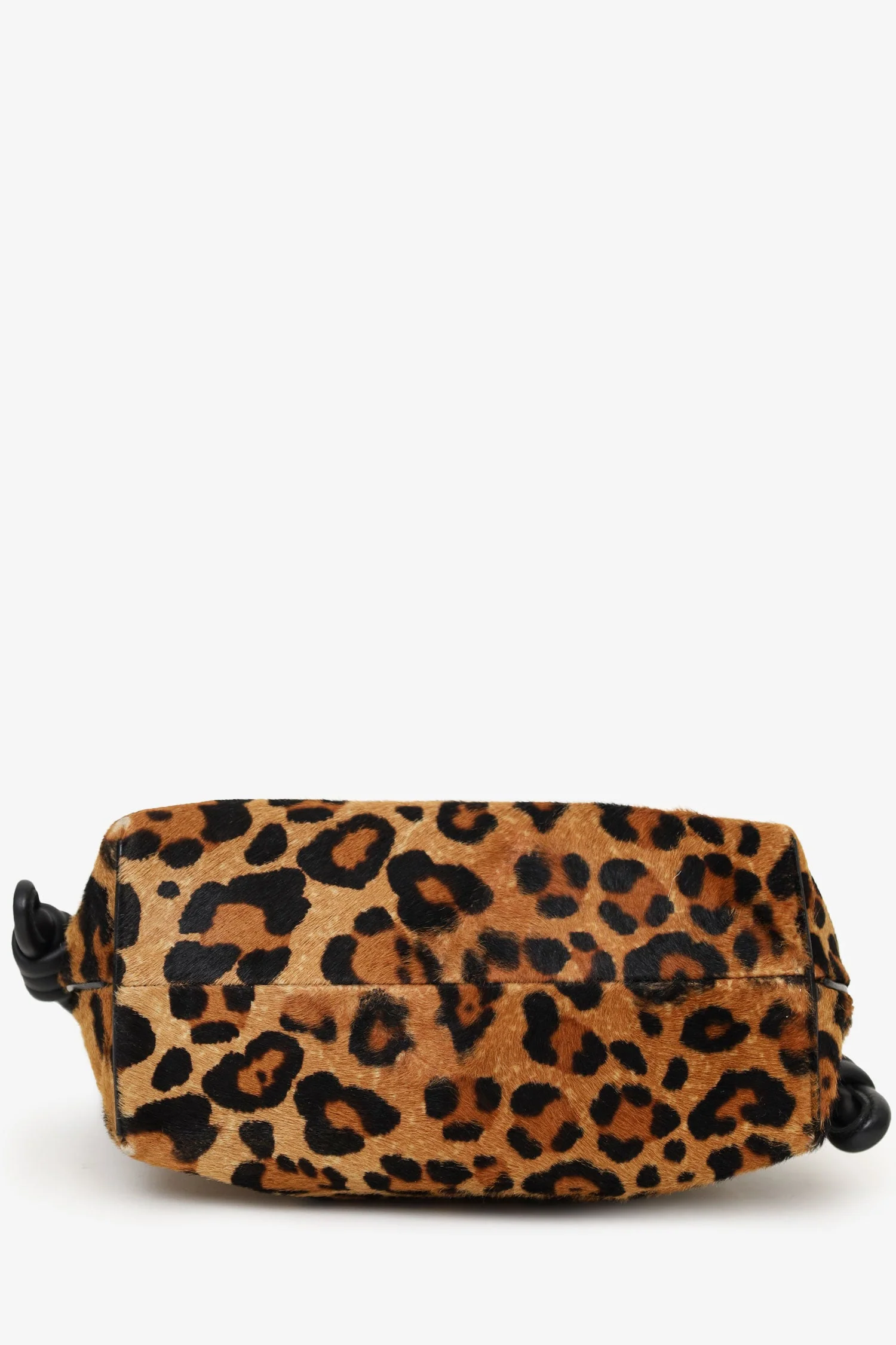 Loewe Leopard Pony Hair Flamenco Knot Bag - Image 5