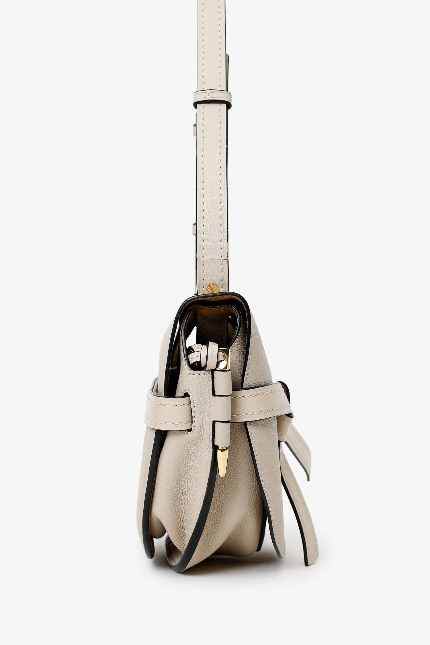 Loewe Light Oat Grained Leather Small Gate Bag - Image 3