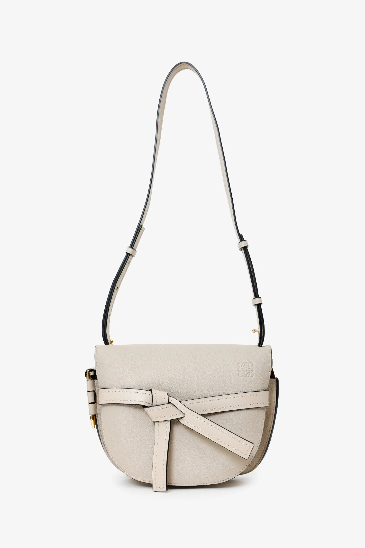 Loewe Light Oat Grained Leather Small Gate Bag - Image 6