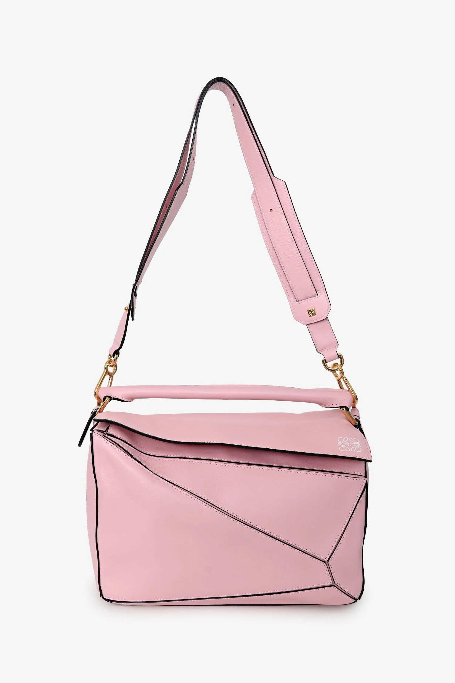 Loewe Light Pink Medium Puzzle Bag - Image 7