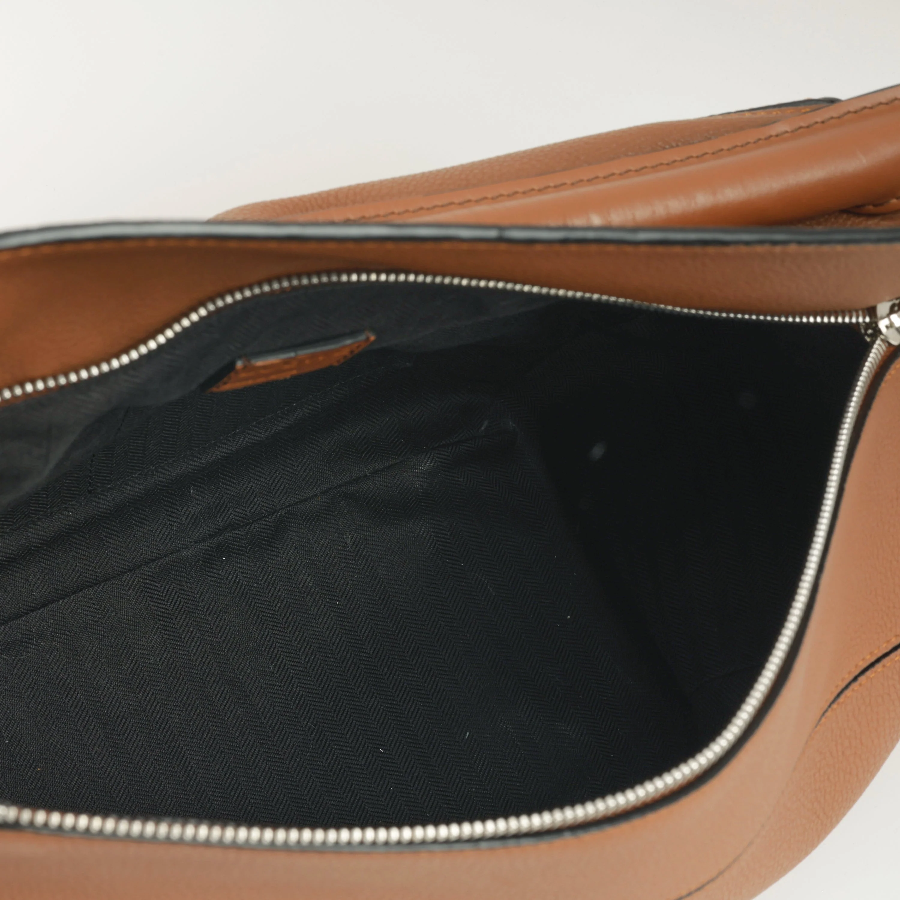 Loewe Large Puzzle Bag - Brown Grained Calfskin | Palladium Hardware - Image 5