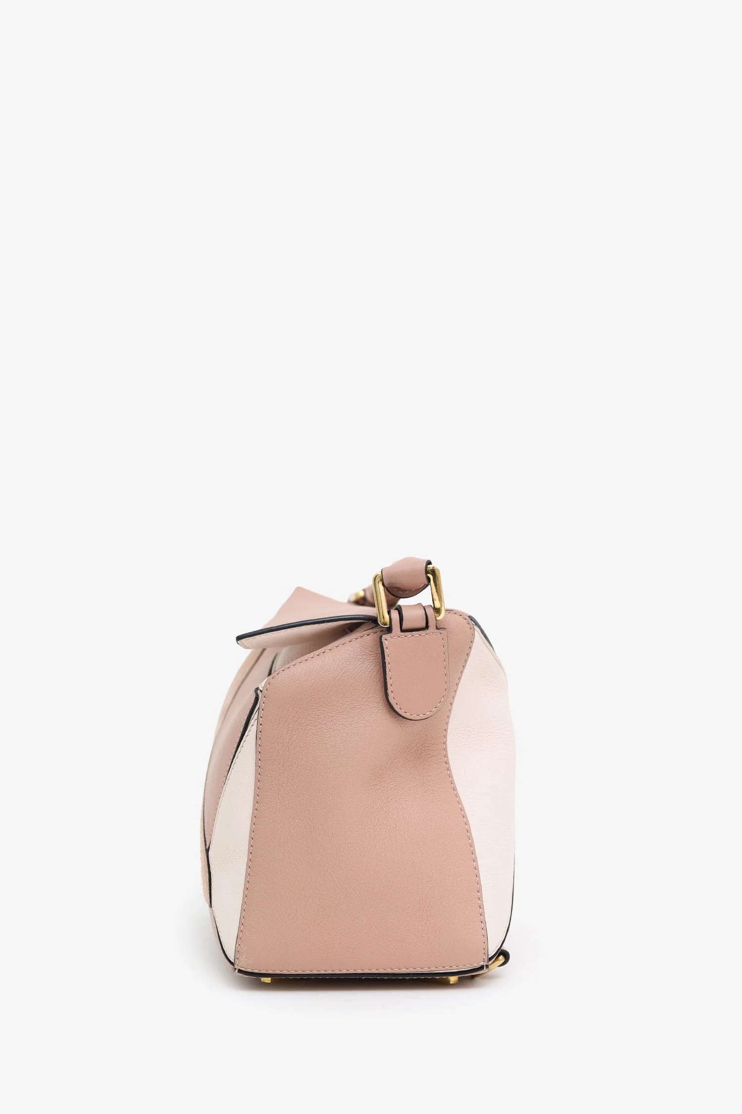 Loewe Mauve Tricolour Calfskin Medium Puzzle Bag - Image 4