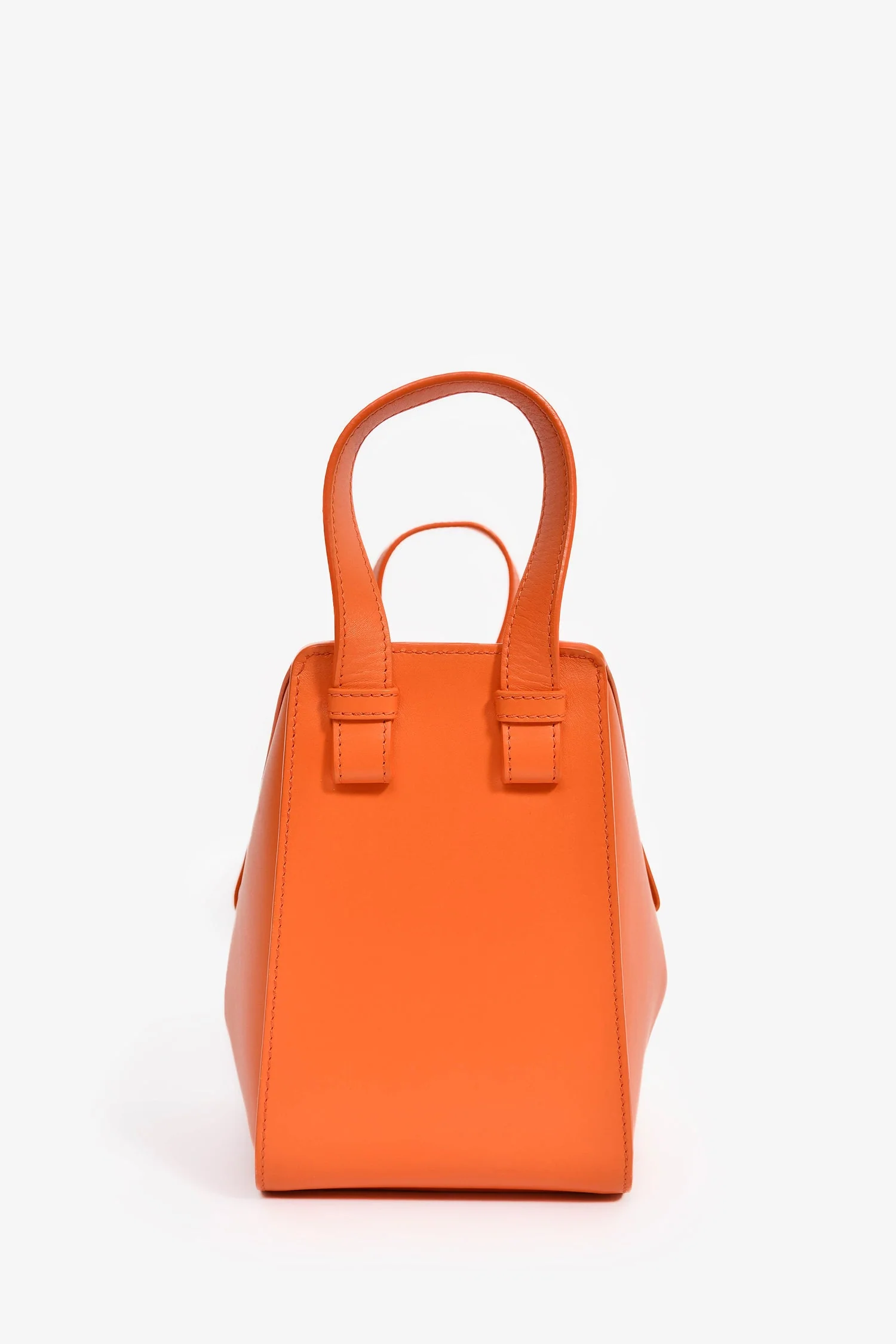 Loewe Orange Leather 'Hammock' Tote with Strap - Image 4