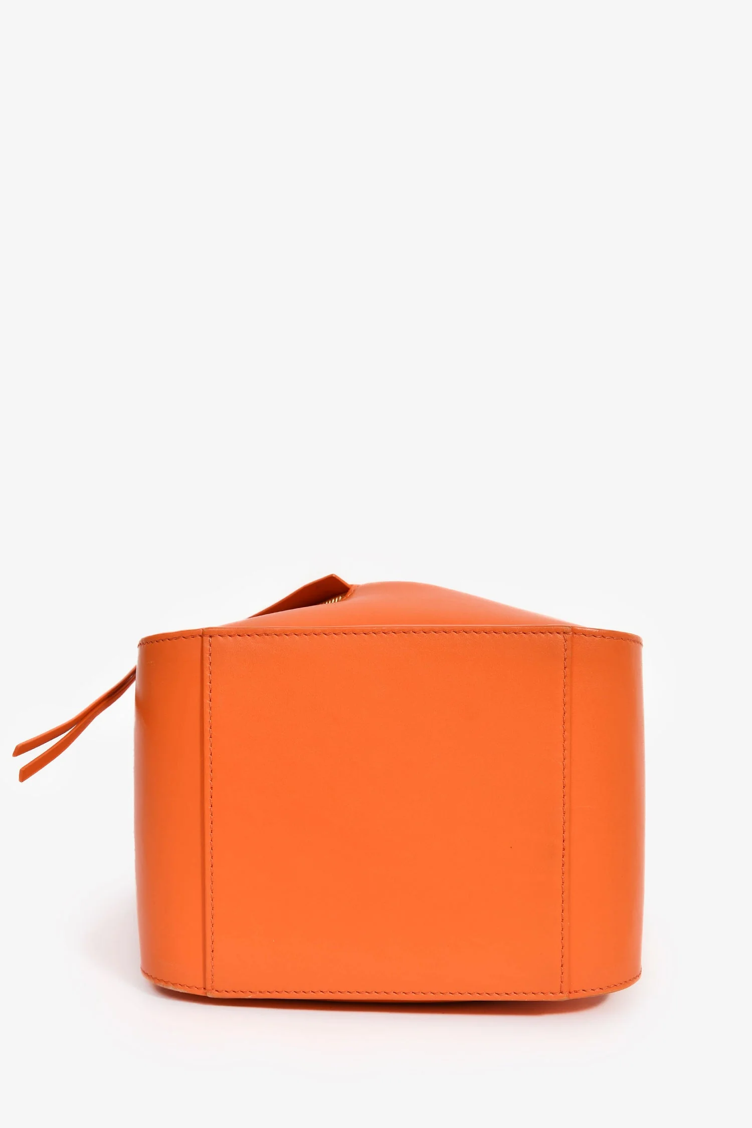 Loewe Orange Leather 'Hammock' Tote with Strap - Image 5