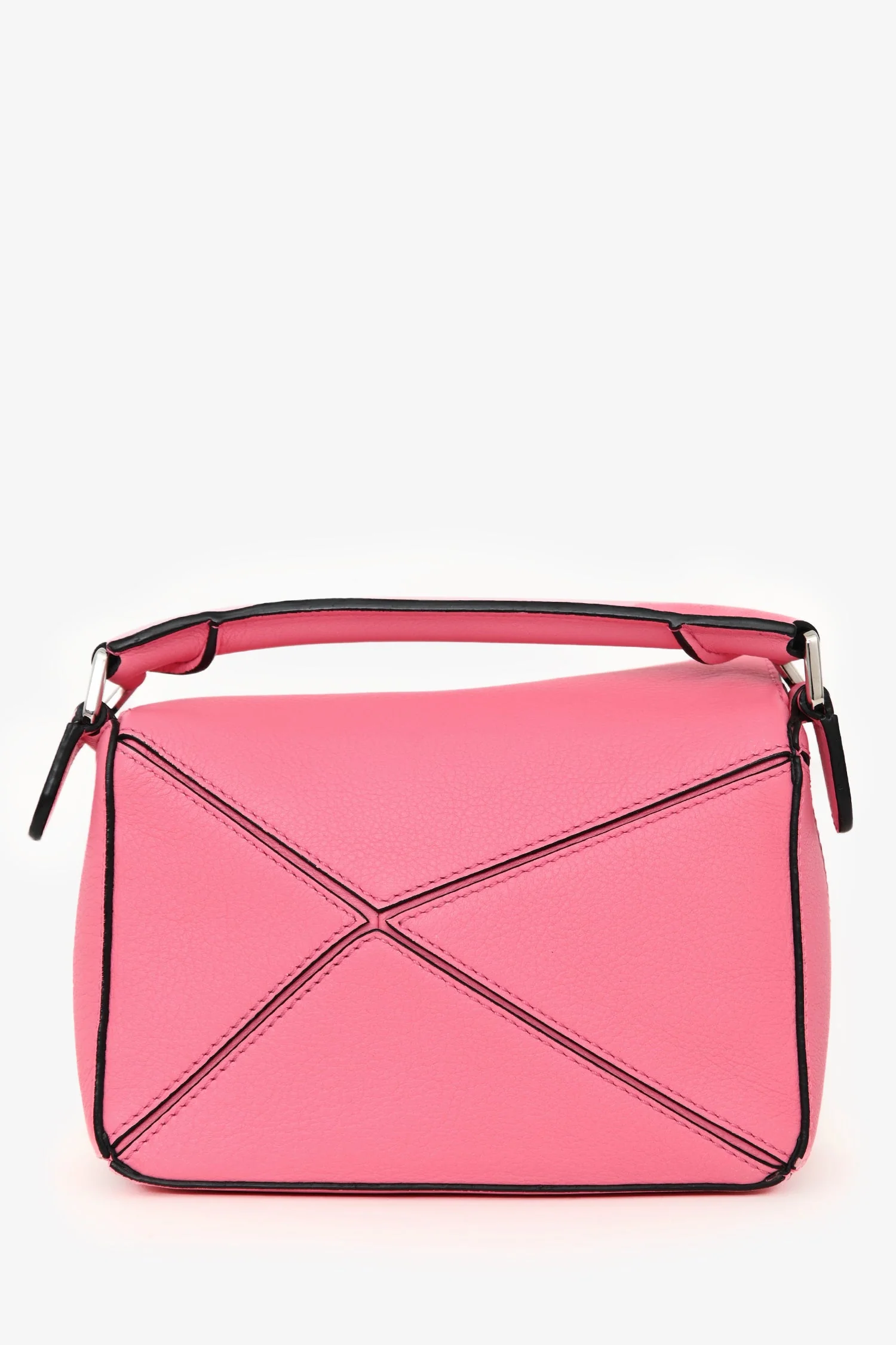Loewe Pink Leather Mini Puzzle Crossbody - Image 2