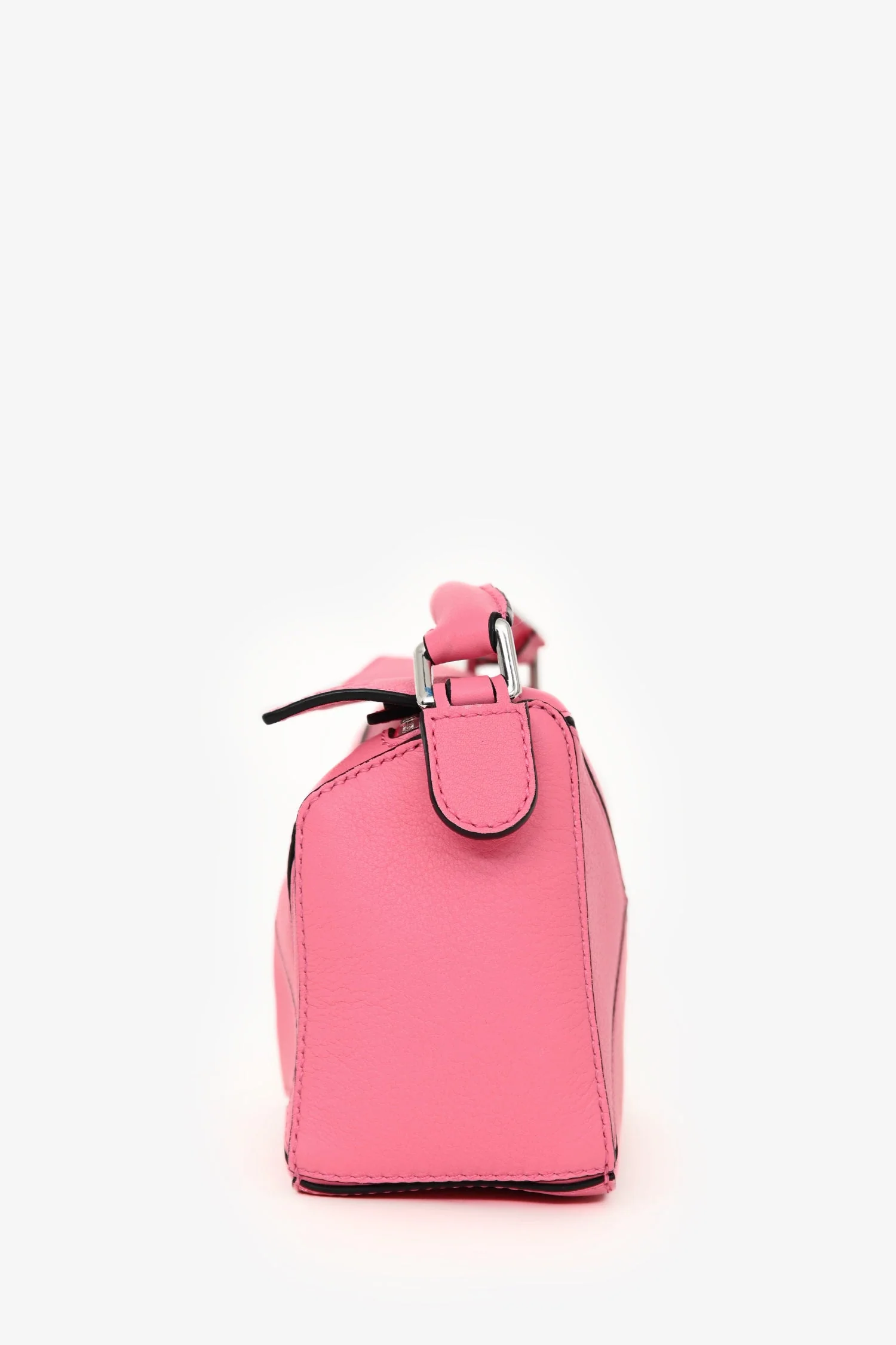 Loewe Pink Leather Mini Puzzle Crossbody - Image 4