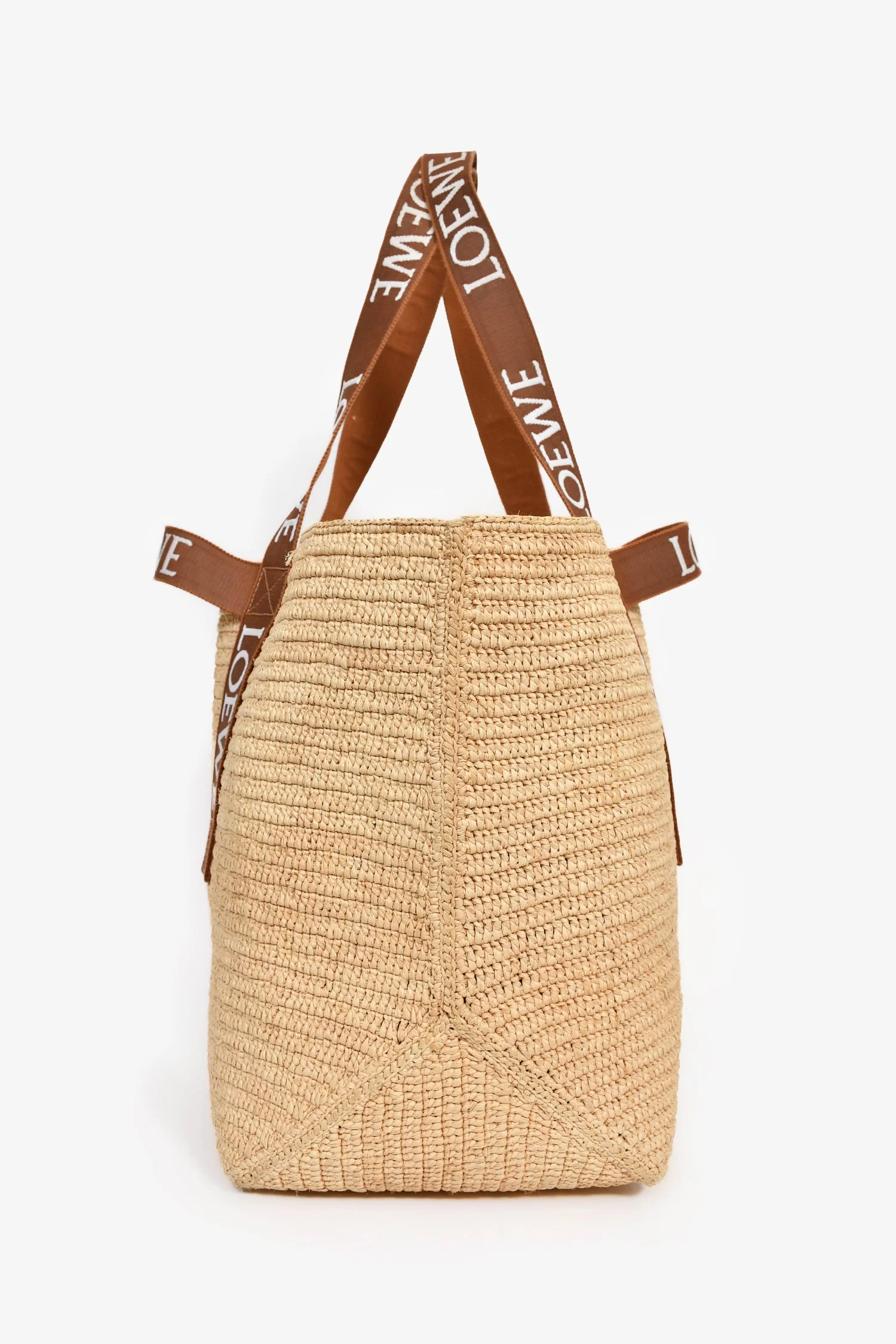 Loewe Raffia 'Fold Shopper' Tote - Image 3