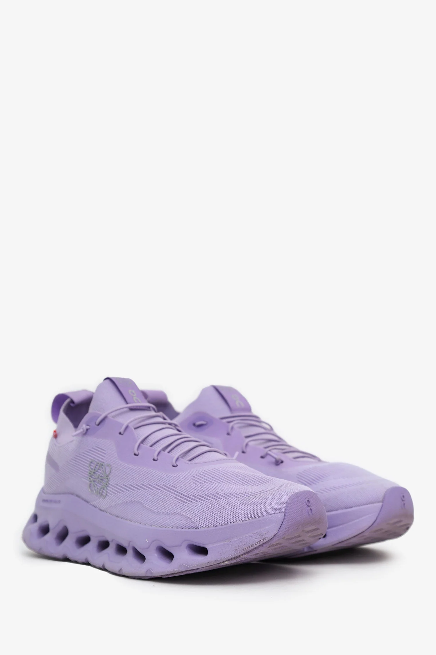 Loewe X ON Purple Canvas Mesh Crowdtilt Sneakers Size 41 - Image 2