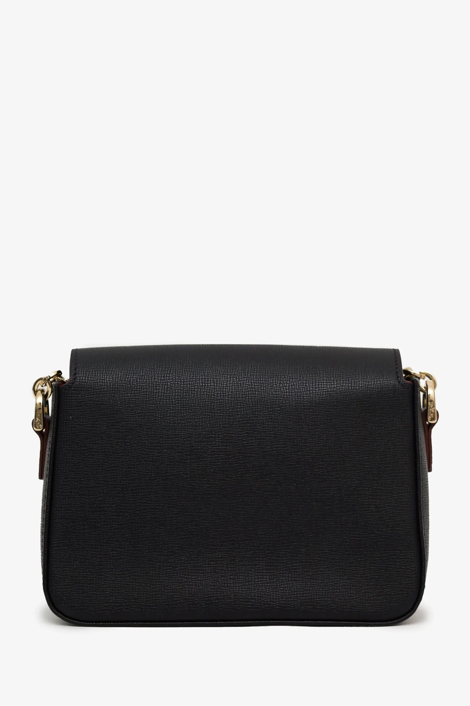Longchamp Black Saffiano Leather Le Pliage Heritage Crossbody Bag - Image 2