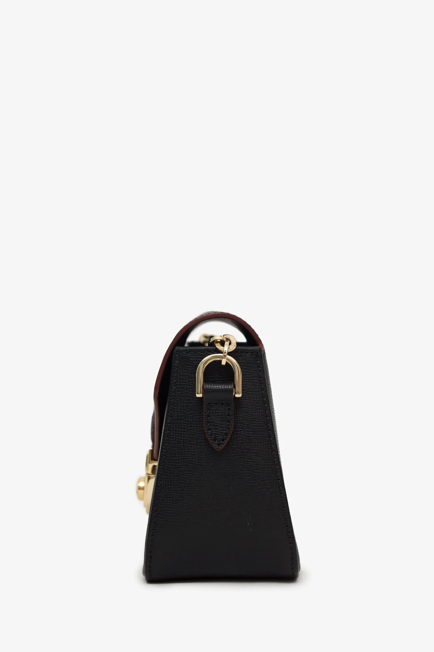 Longchamp Black Saffiano Leather Le Pliage Heritage Crossbody Bag - Image 4
