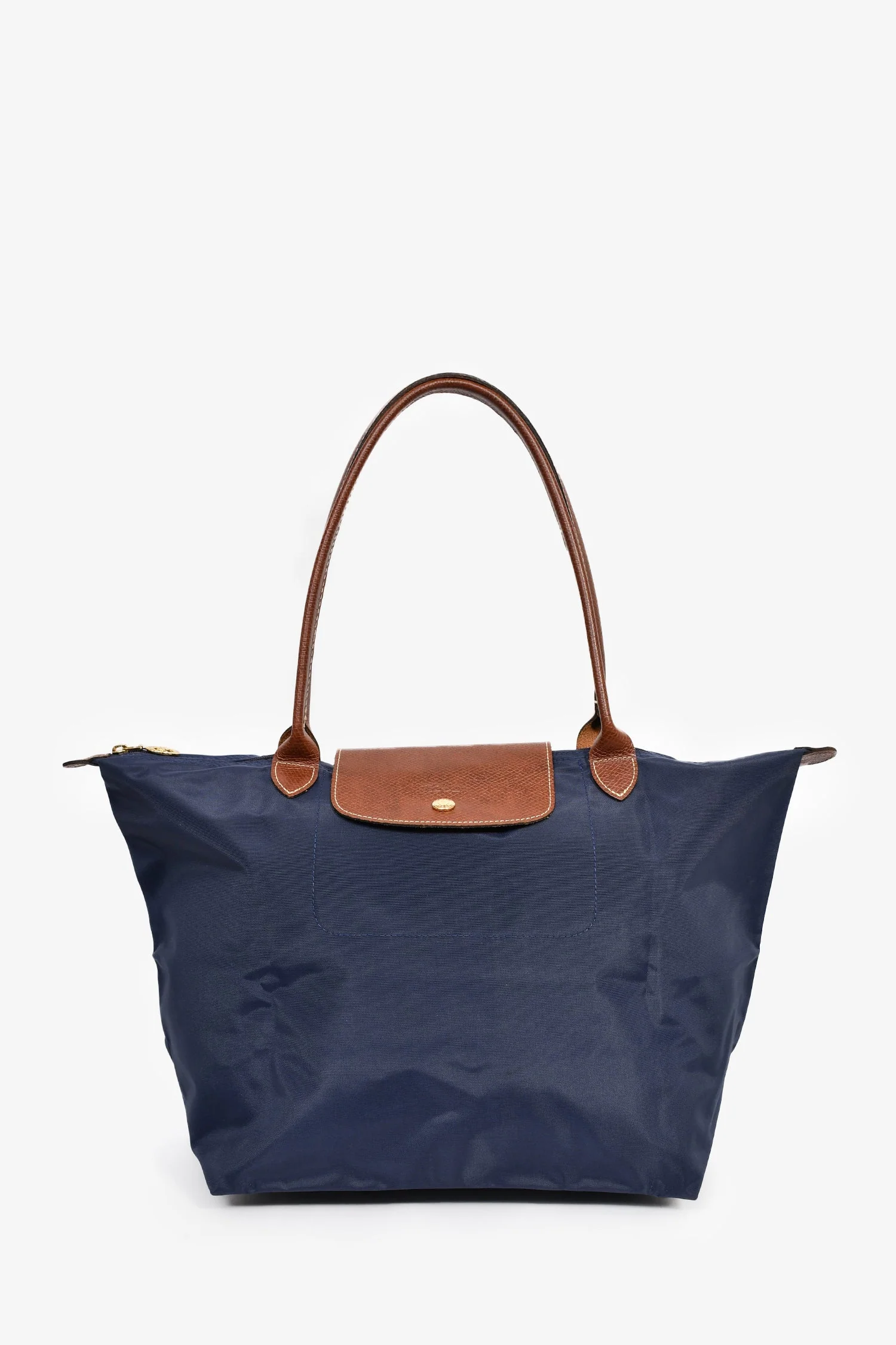 Longchamp Navy 'Le Pliage' Large Tote Bag