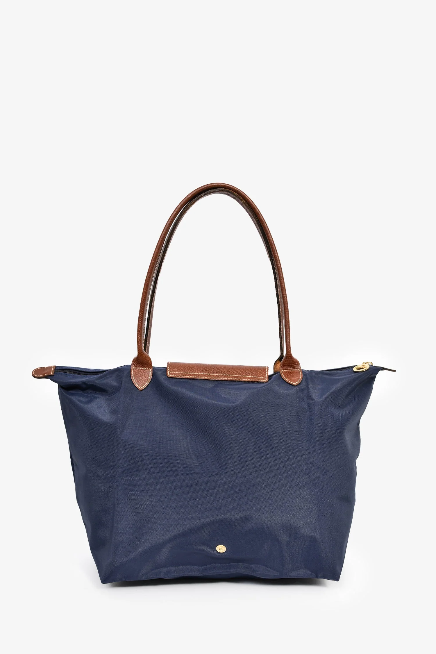 Longchamp Navy 'Le Pliage' Large Tote Bag - Image 3