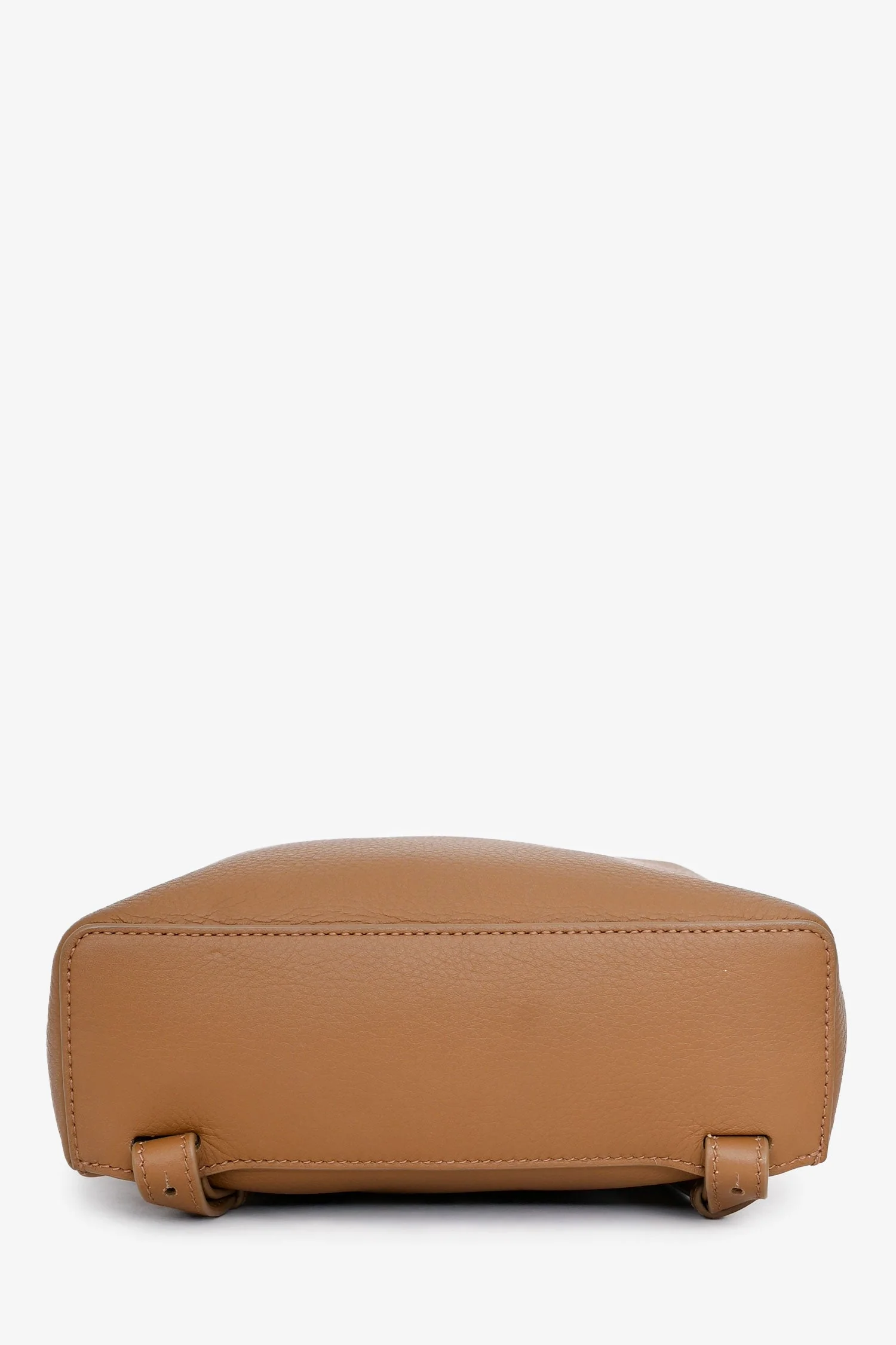 Loro Piana Brown Grained Leather Extra Pocket Backpack with Strap - Image 5