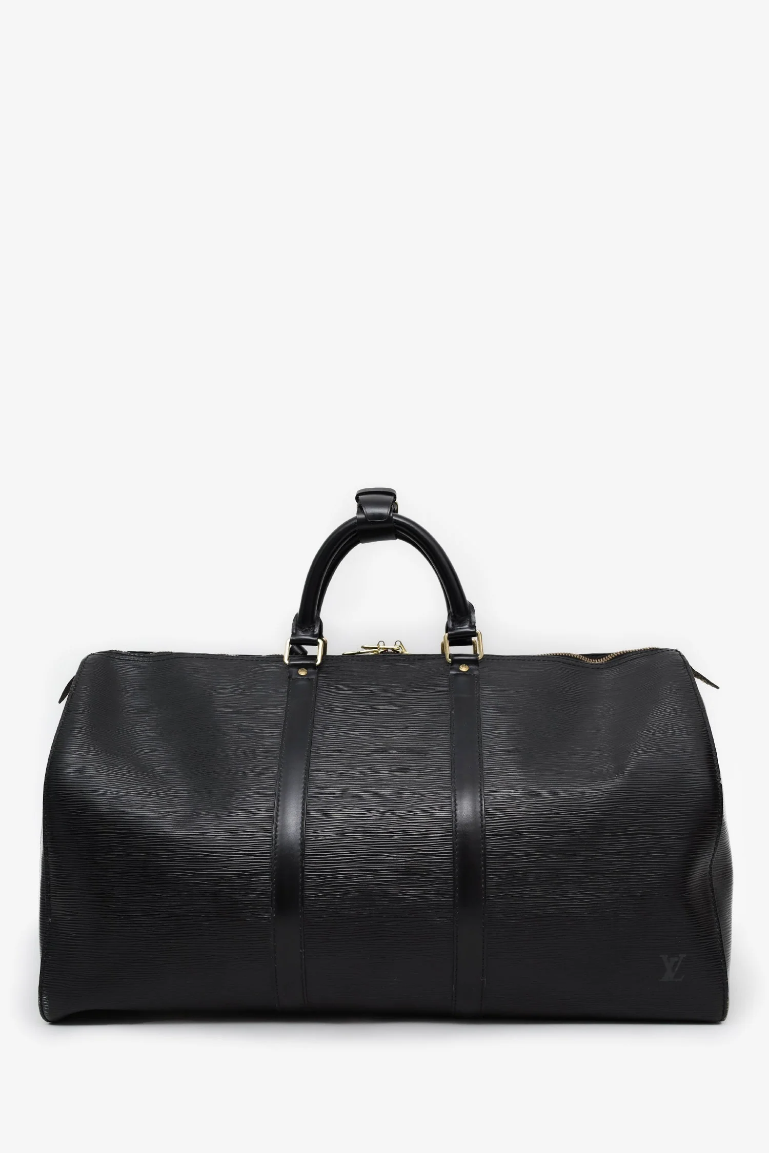 Louis Vuitton 1995 Black Epi Leather Keepall 50 - Image 2