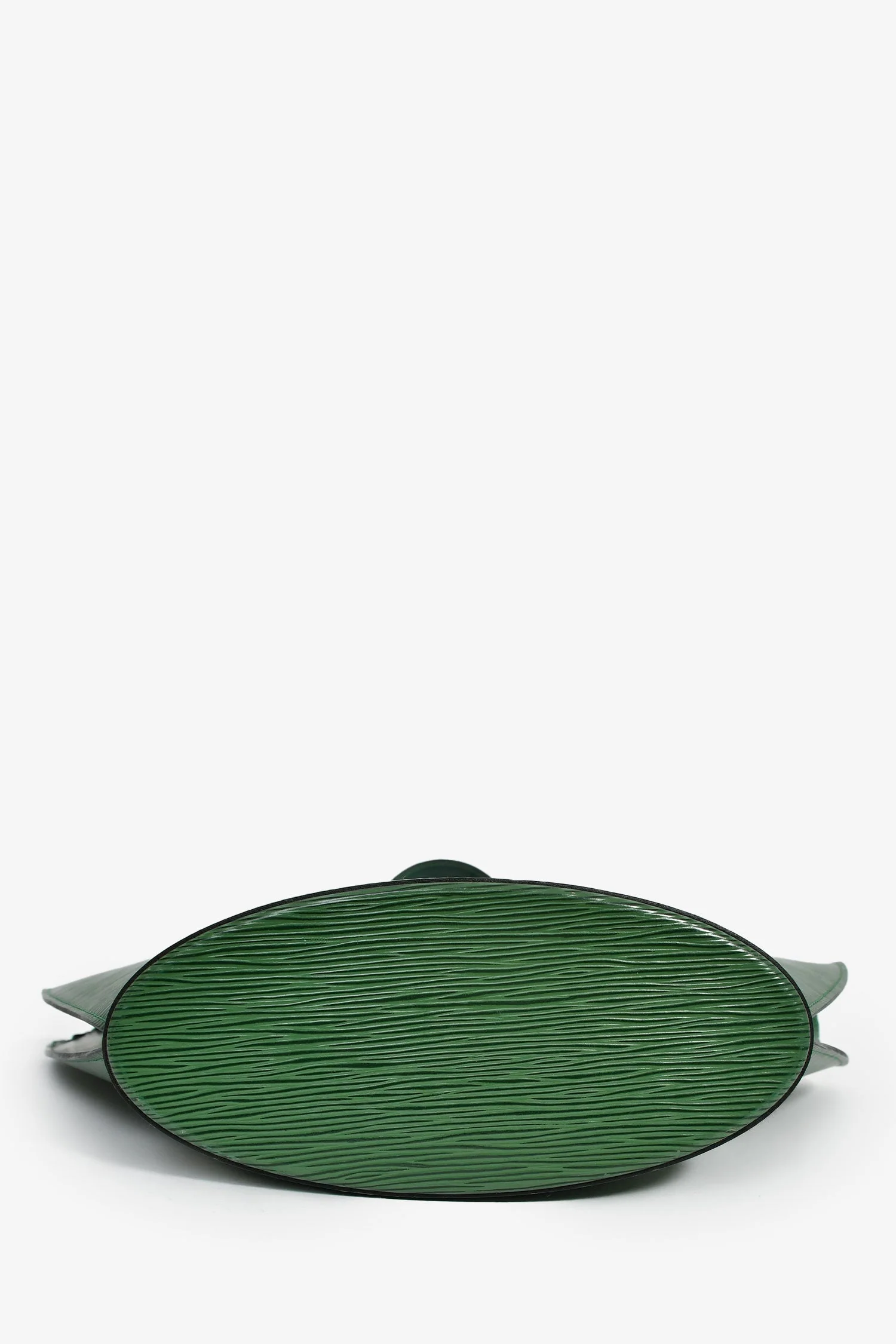 Louis Vuitton 1995 Green Epi Leather 'Saint Jacques' Top Handle Bag - Image 5