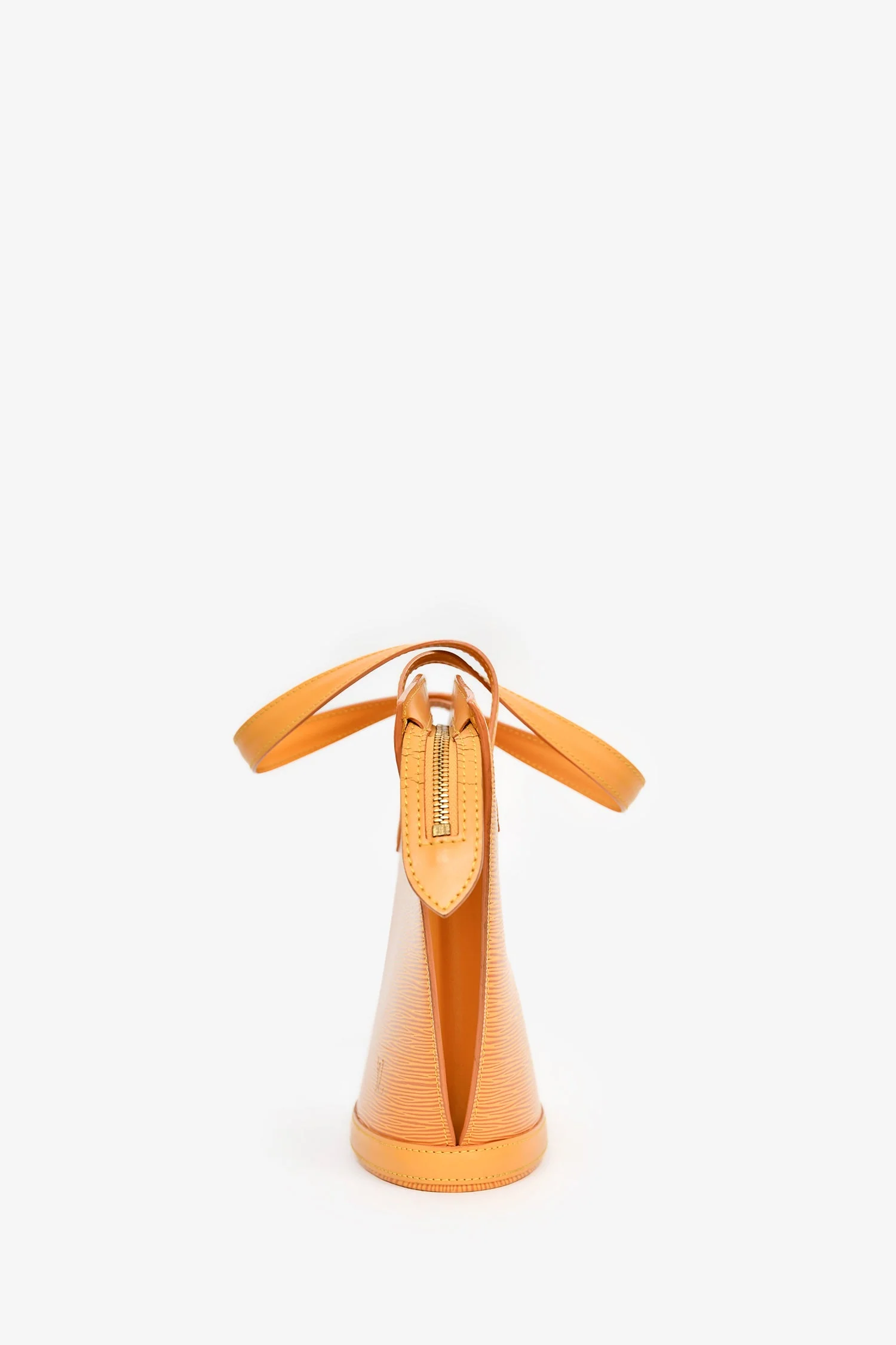 Louis Vuitton 1995 Yellow Epi 'Saint Jacques' Top Handle Bag - Image 4