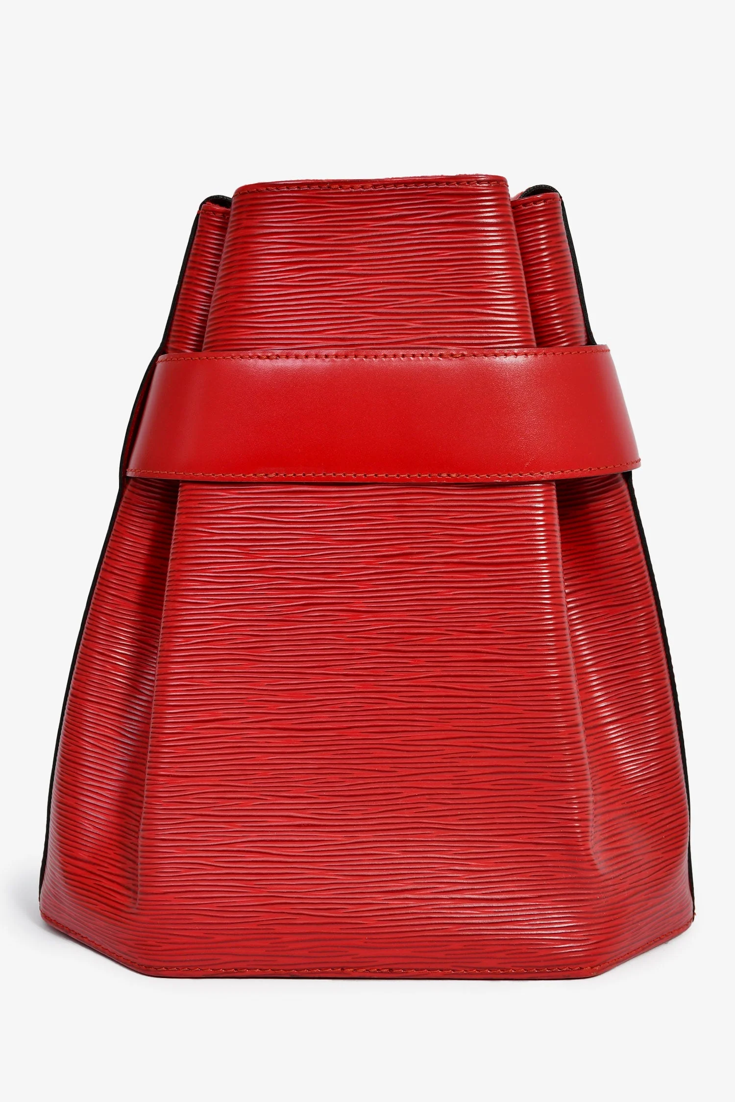 Louis Vuitton 1996 Red Epi Leather 'Sac d'Epaule' Shoulder Bag - Image 2