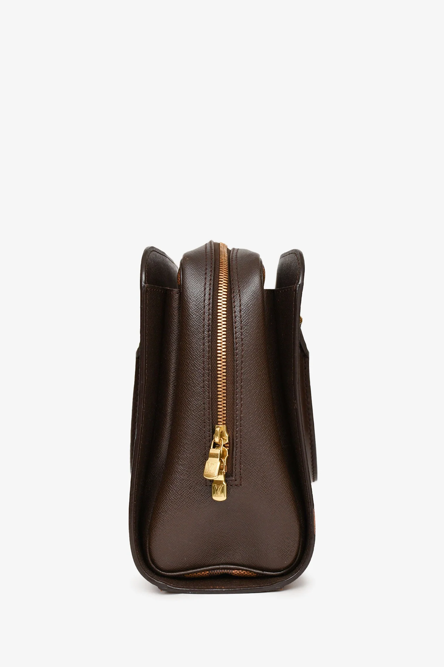 Louis Vuitton 1998 Brown Damier Ebene Triana Top Handle Bag - Image 3