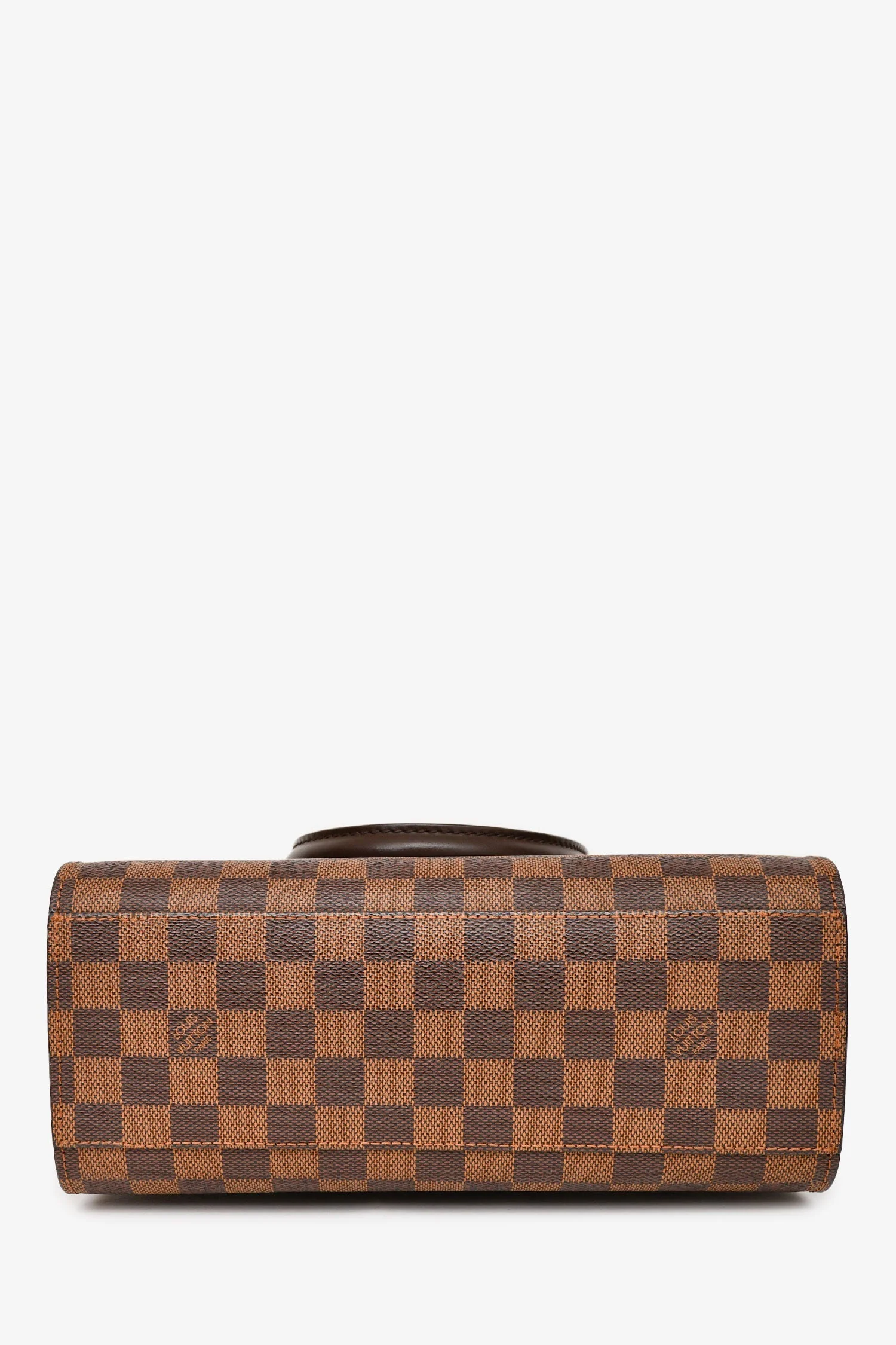Louis Vuitton 1998 Brown Damier Ebene Triana Top Handle Bag - Image 4