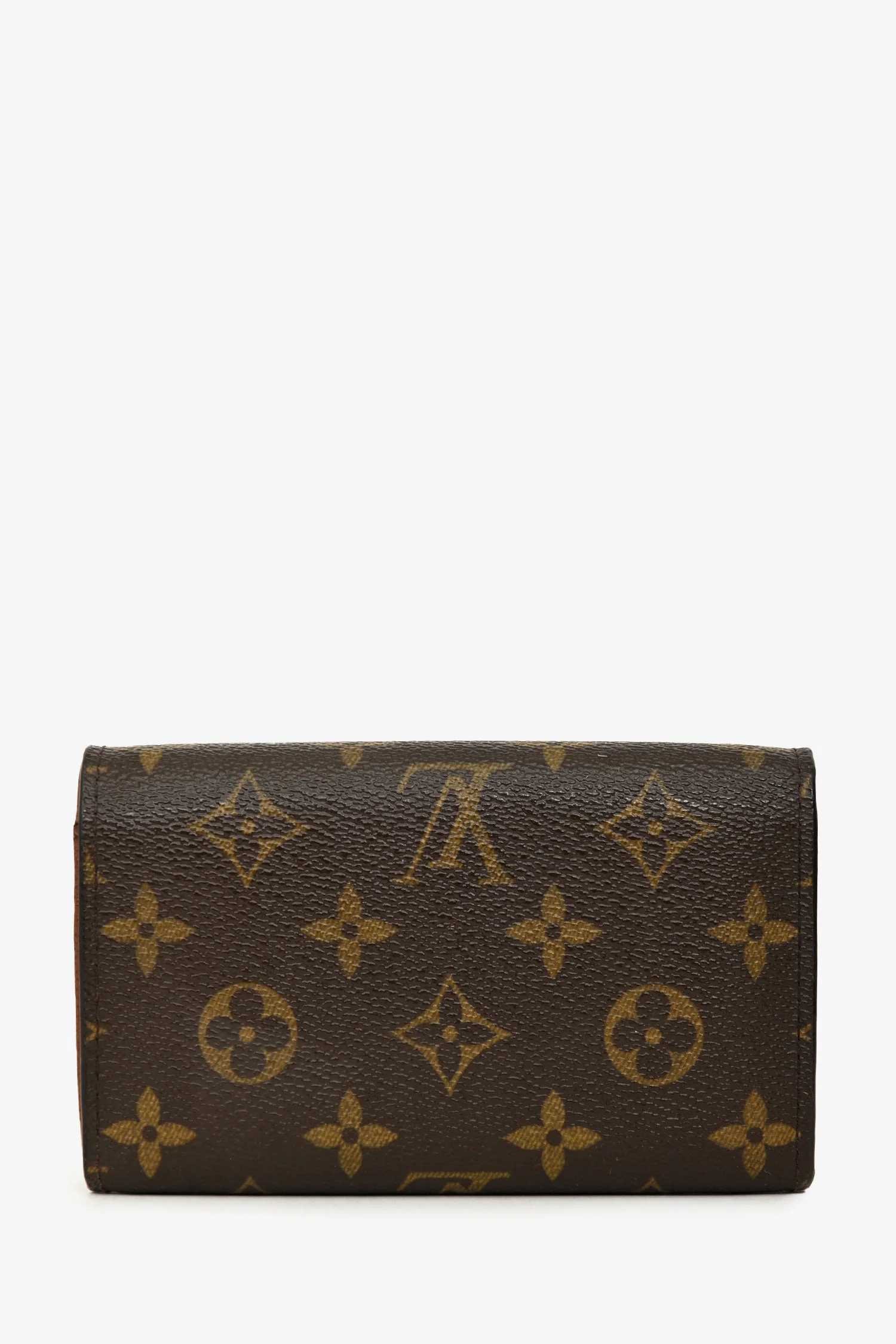 Louis Vuitton 2004 Brown Monogram Porte-Monnaie Tresor Wallet - Image 2