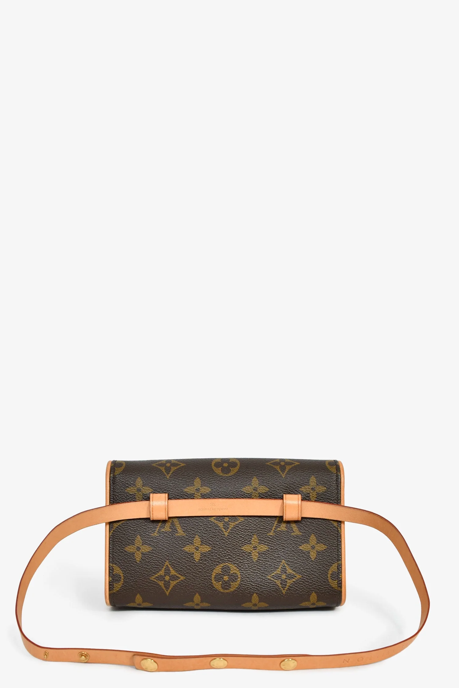 Louis Vuitton 2004 Monogram Canvas Pochette Florentine Belt Bag Size XS - Image 2