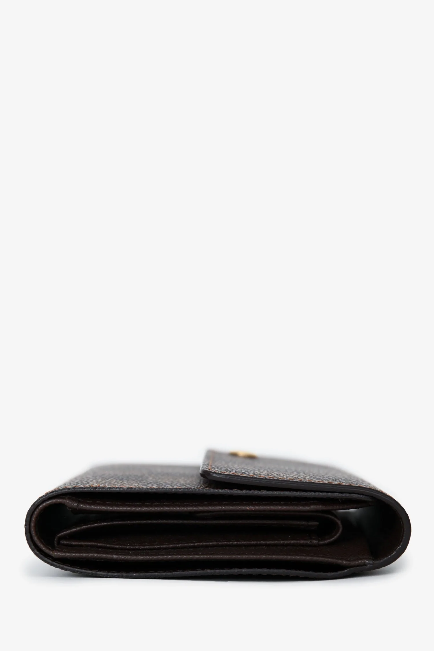 Louis Vuitton 2005 Damier Ebene Trifold Wallet - Image 4