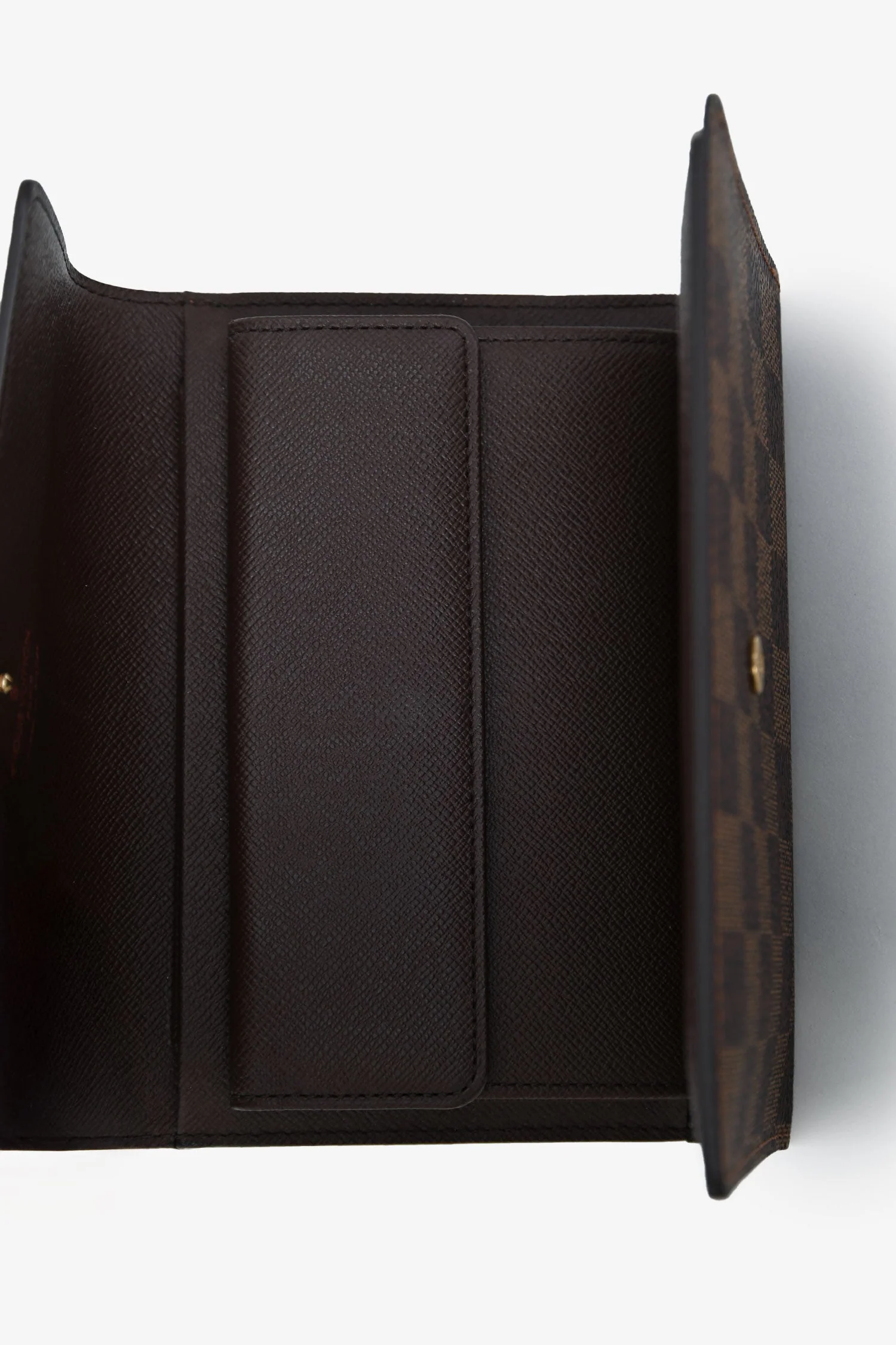 Louis Vuitton 2005 Damier Ebene Trifold Wallet - Image 7