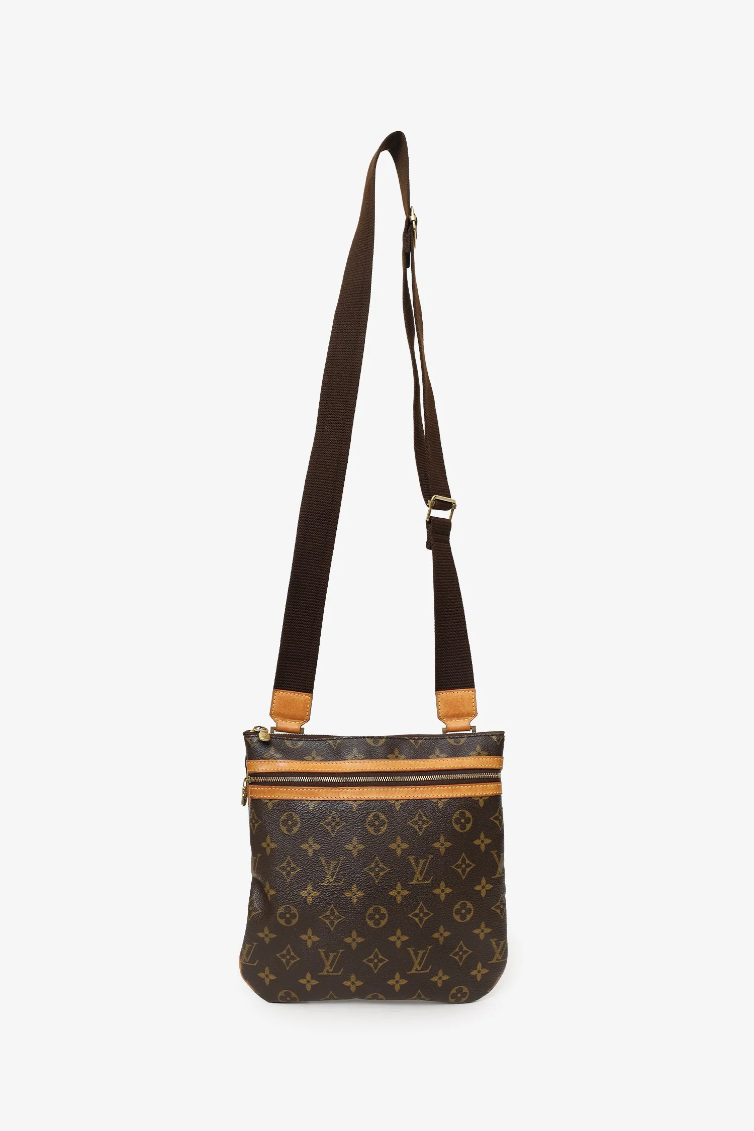 Louis Vuitton 2005 Monogram Bosphore Pochette Crossbody - Image 6