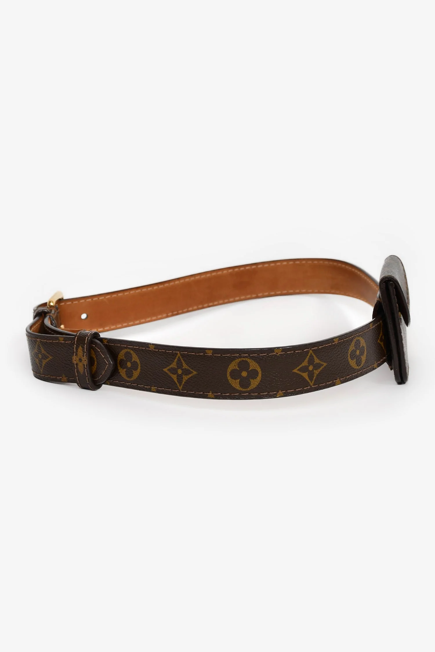 Louis Vuitton 2006 Monogram Canvas Ceinture Pochette Solo Belt Size 85/34 - Image 2