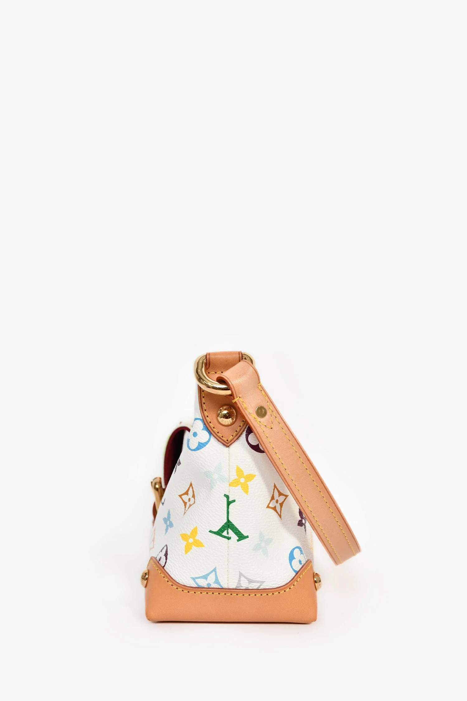 Louis Vuitton 2006 White/Multicolour Monogram 'Eliza' Shoulder Bag - Image 4