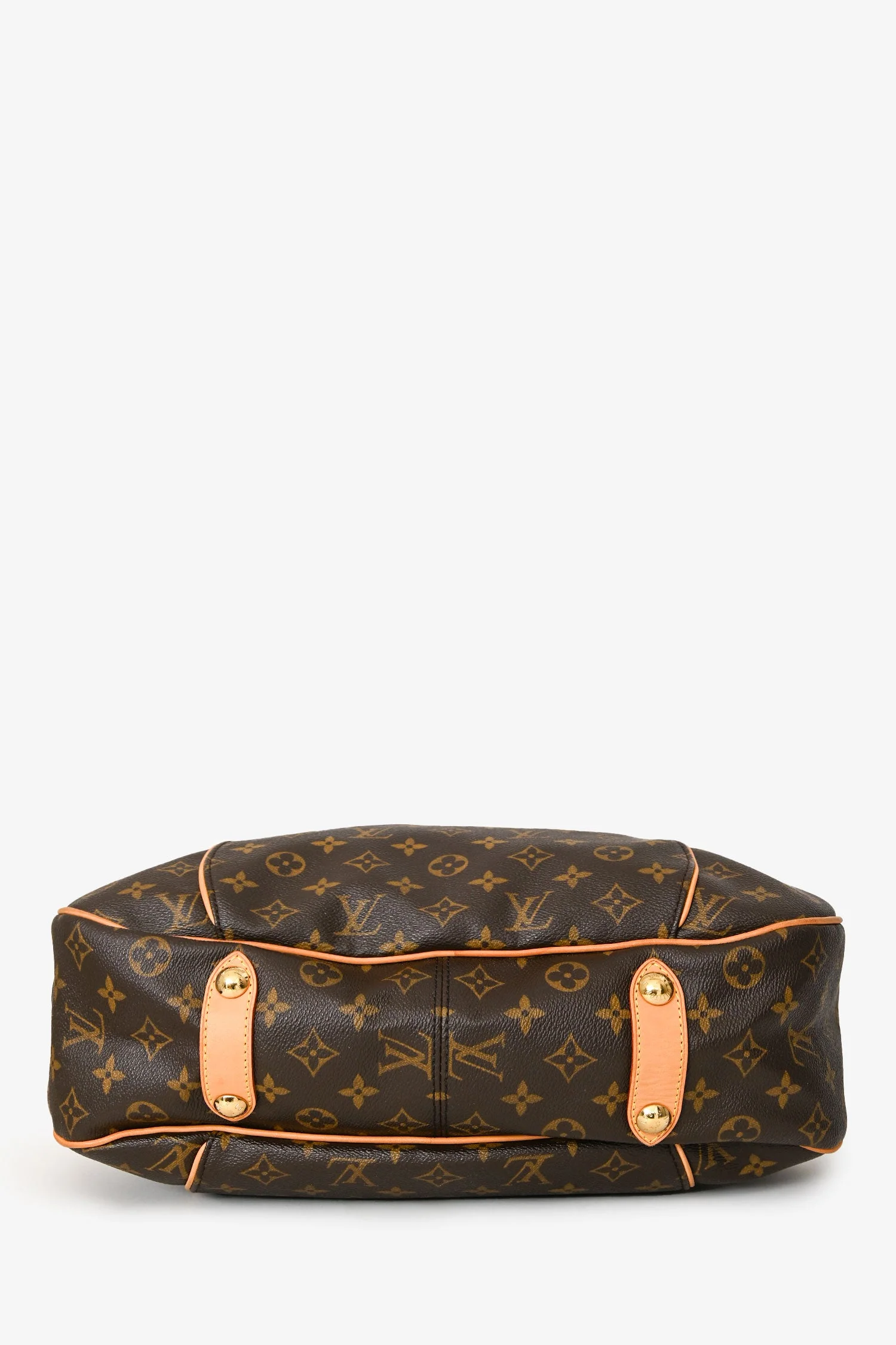 Louis Vuitton 2008 Brown Canvas/Leather Monogram Galliera Shoulder Bag - Image 5
