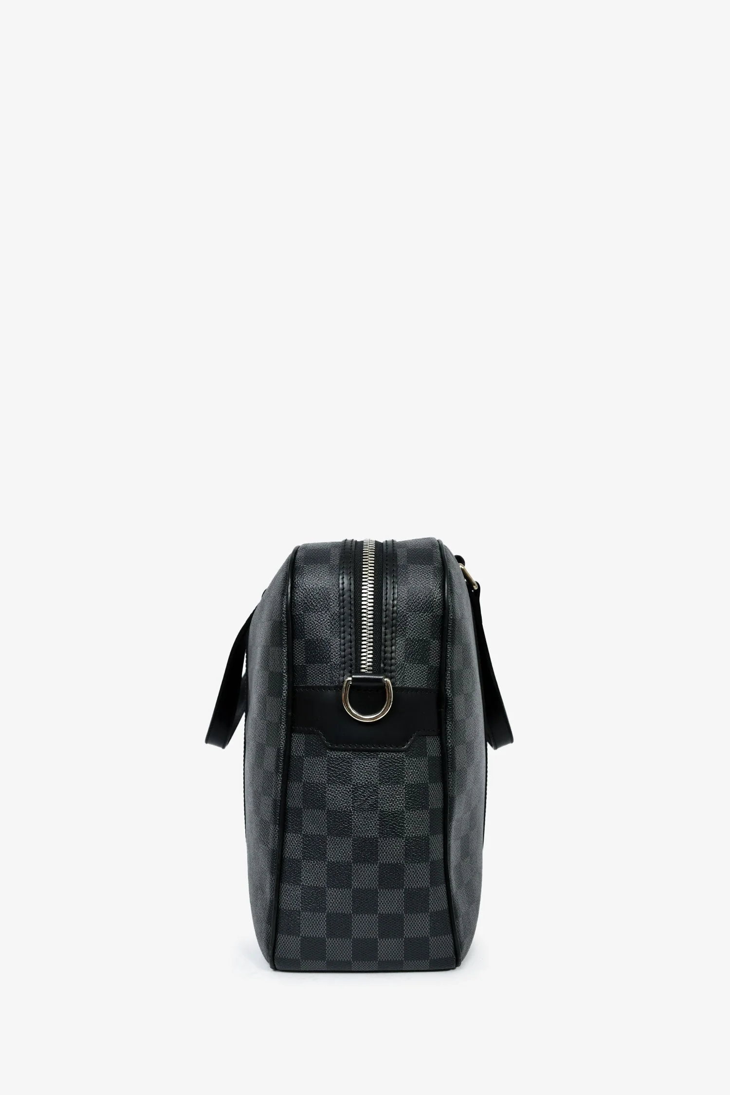 Louis Vuitton 2009 Graphite Damier 'Jorn' Briefcase Top Handle With Strap - Image 3