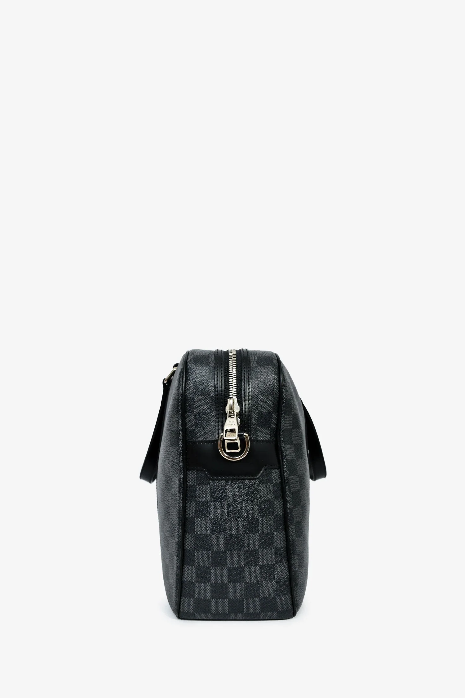 Louis Vuitton 2009 Graphite Damier 'Jorn' Briefcase Top Handle With Strap - Image 4