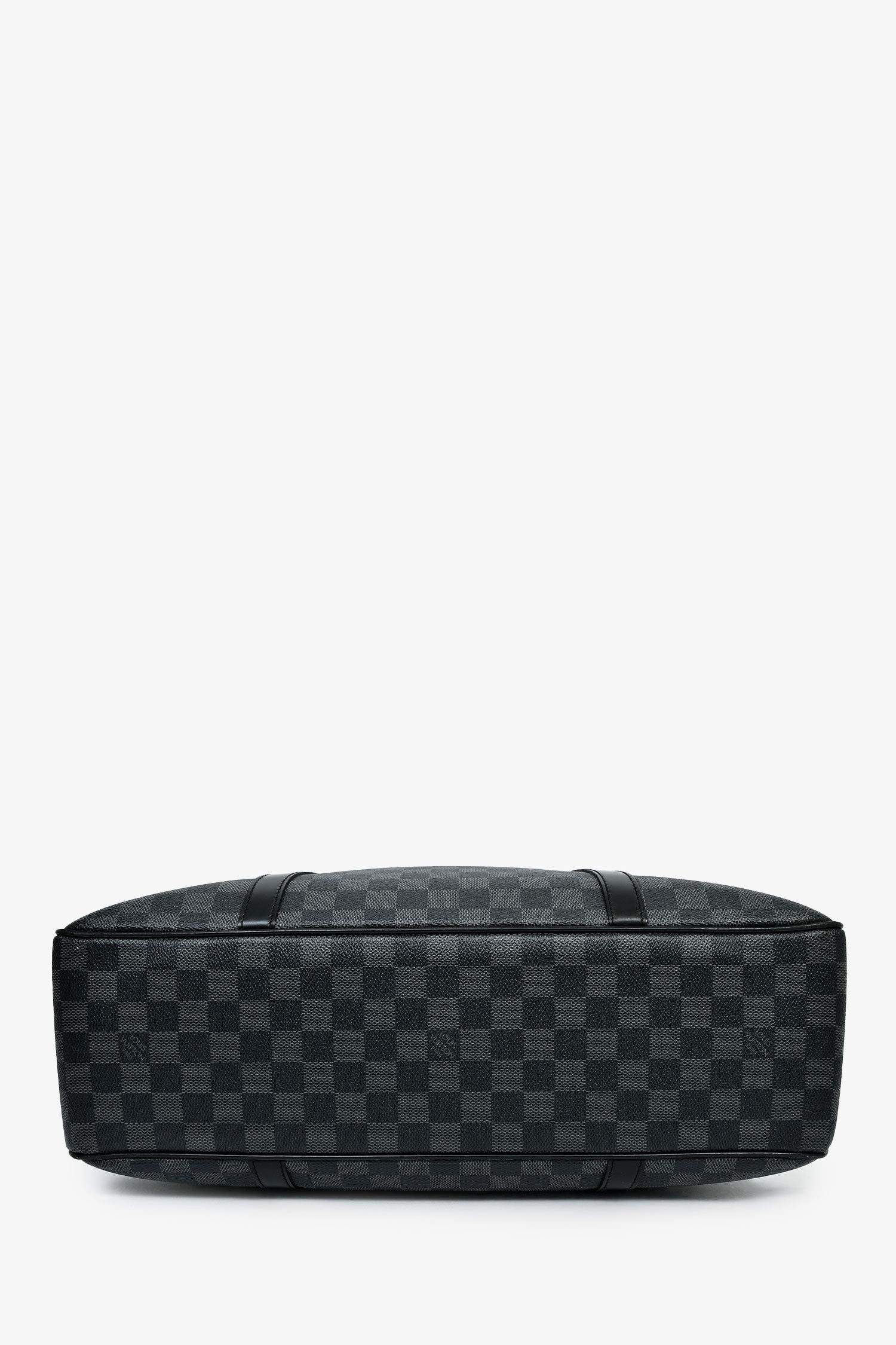 Louis Vuitton 2009 Graphite Damier 'Jorn' Briefcase Top Handle With Strap - Image 5