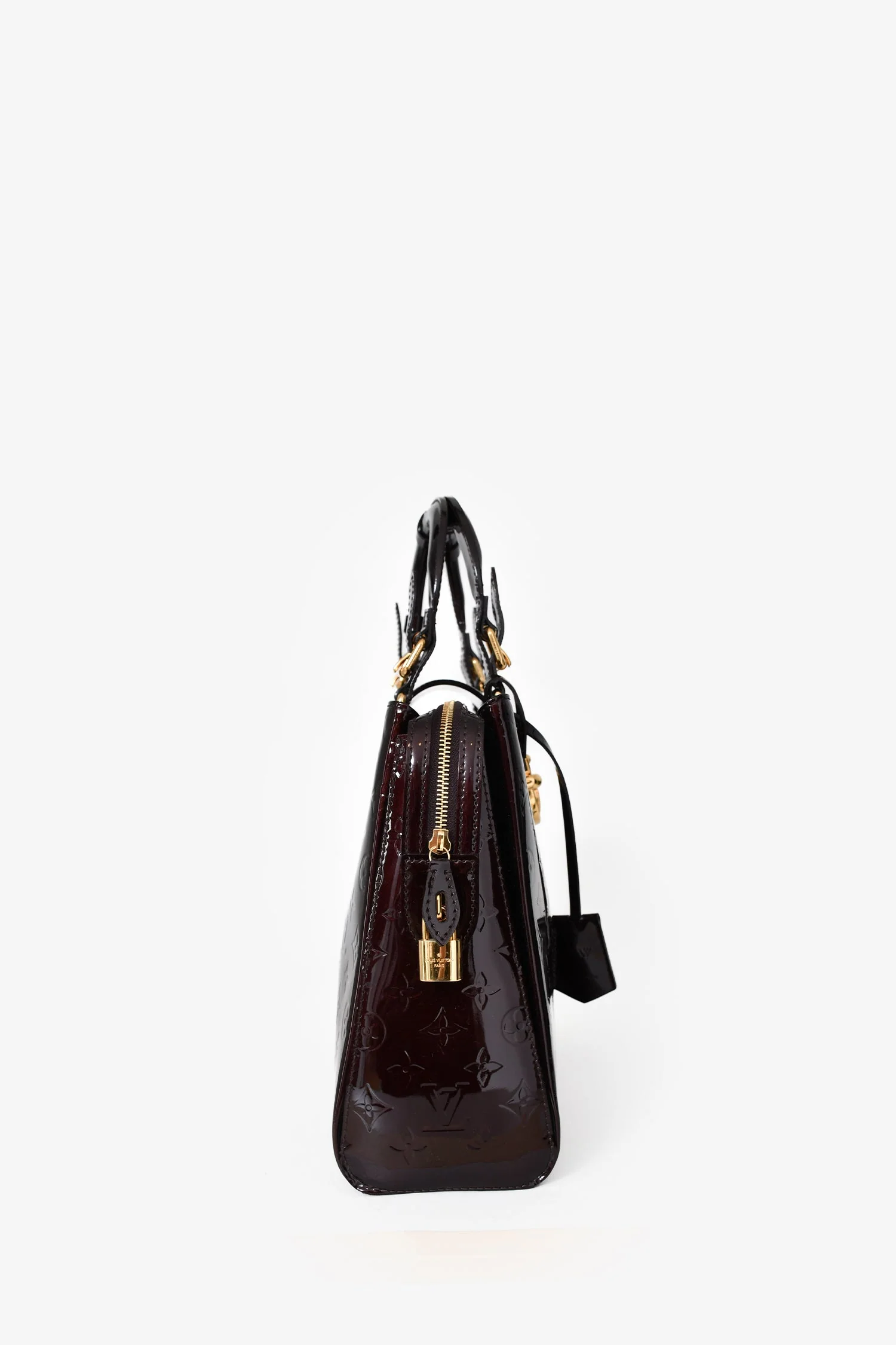 Louis Vuitton 2011 Amaranthe Patent Leather Vernis 'Melrose Avenue' Tote - Image 2