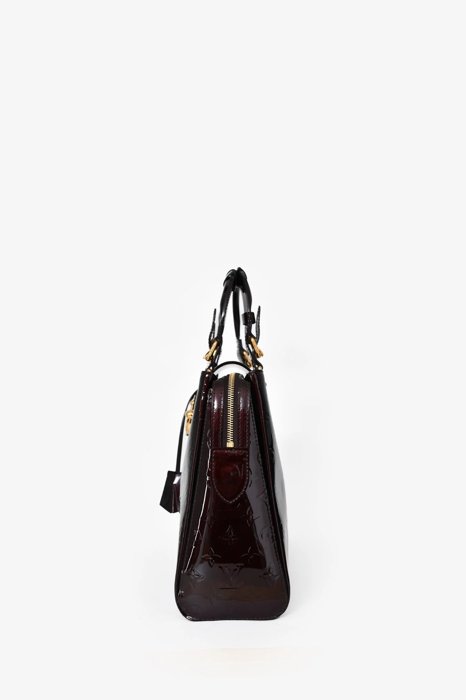 Louis Vuitton 2011 Amaranthe Patent Leather Vernis 'Melrose Avenue' Tote - Image 4