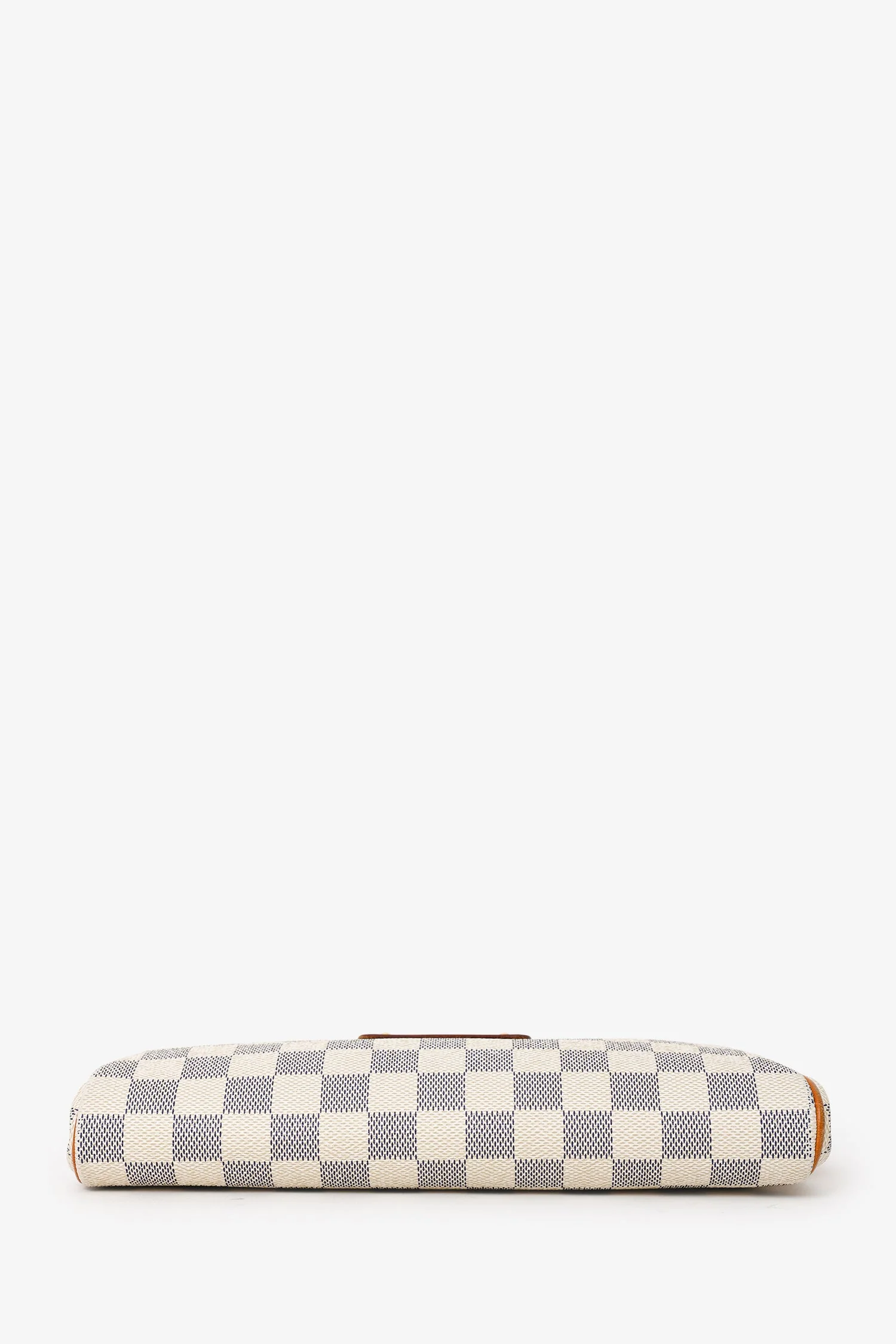 Louis Vuitton 2012 Damier Azur Pochette Eva Chain Shoulder Bag With Strap - Image 5