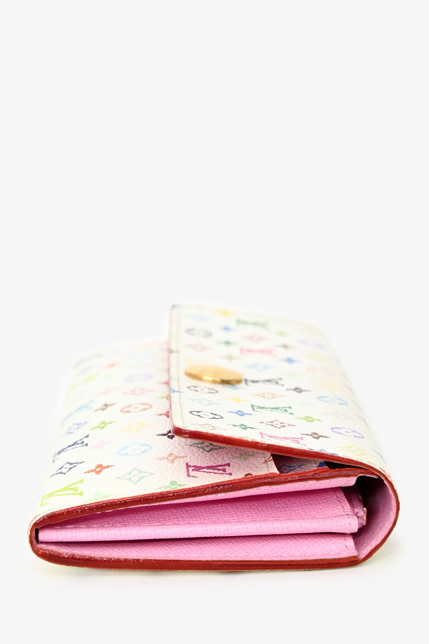 Louis Vuitton 2012 White Monogram Sarah Long Wallet - Image 4