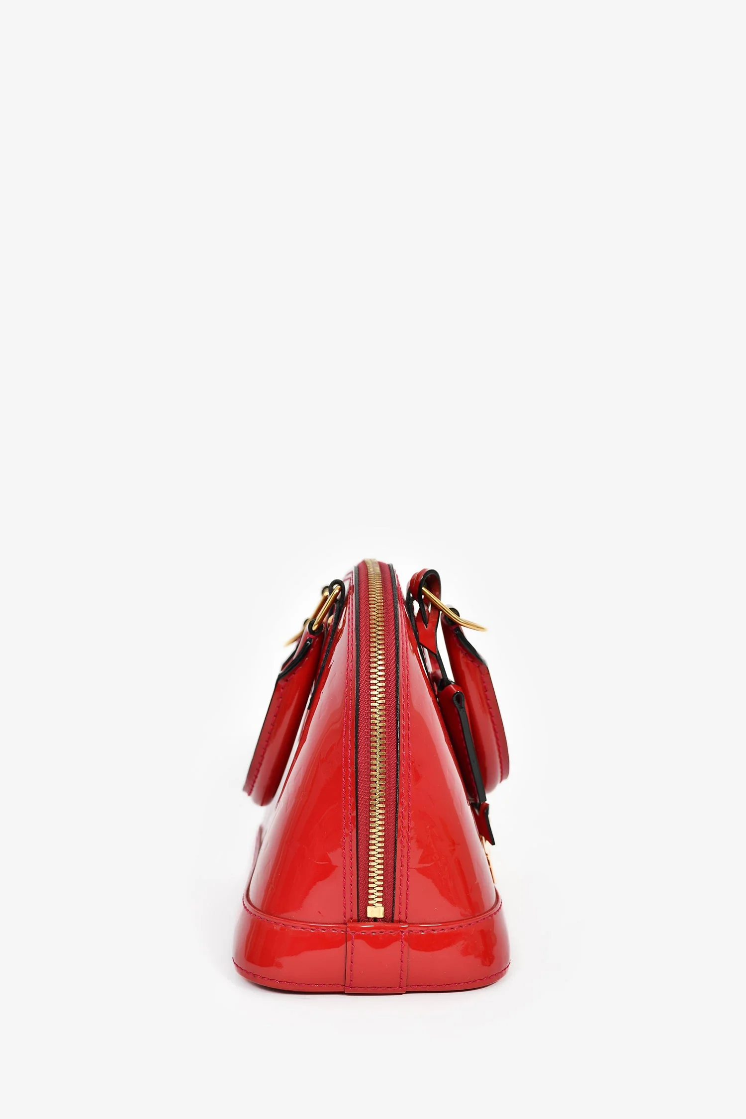 Louis Vuitton 2014 Cherry Red Vernis Leather Alma BB - Image 3