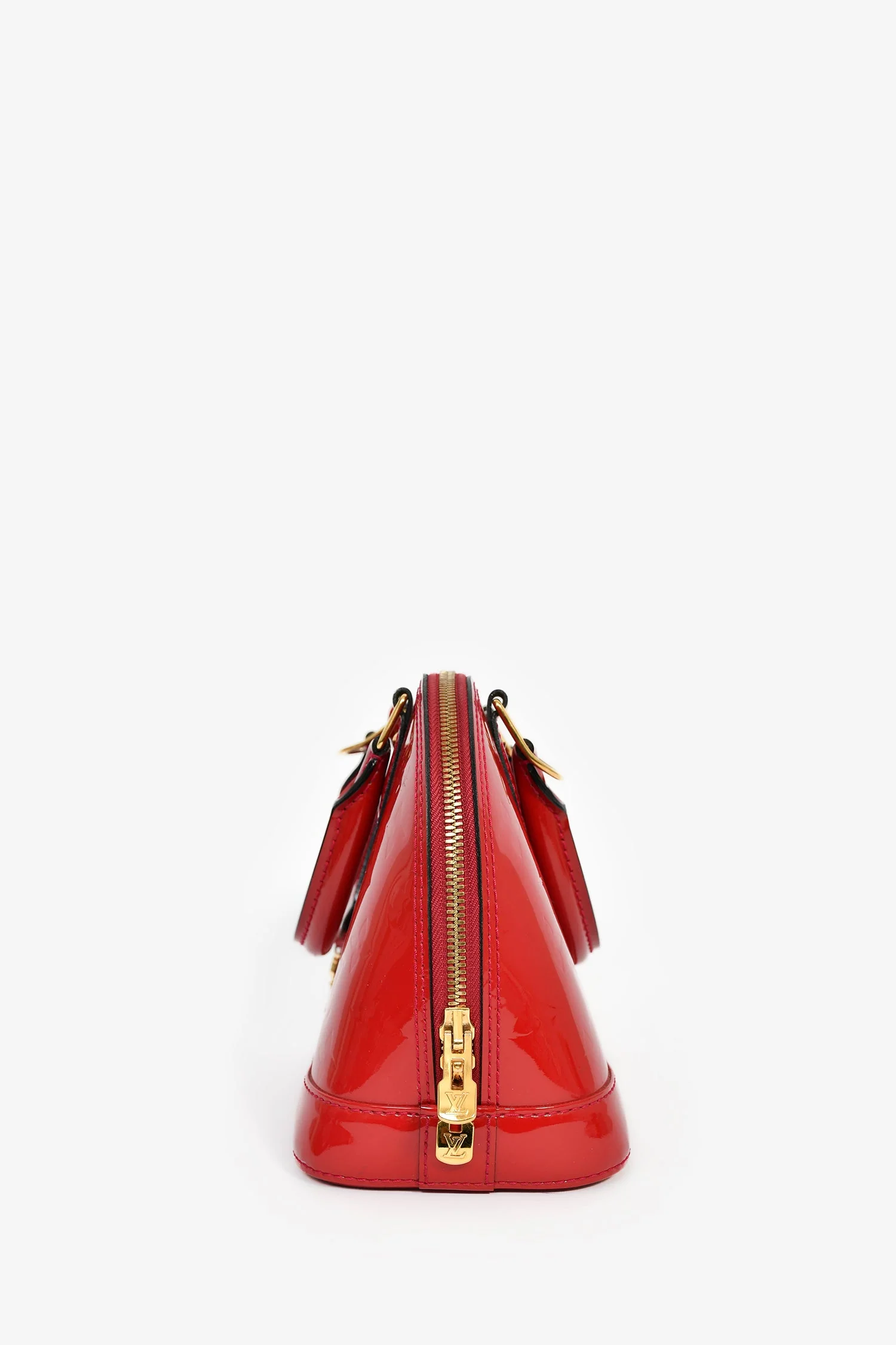 Louis Vuitton 2014 Cherry Red Vernis Leather Alma BB - Image 4