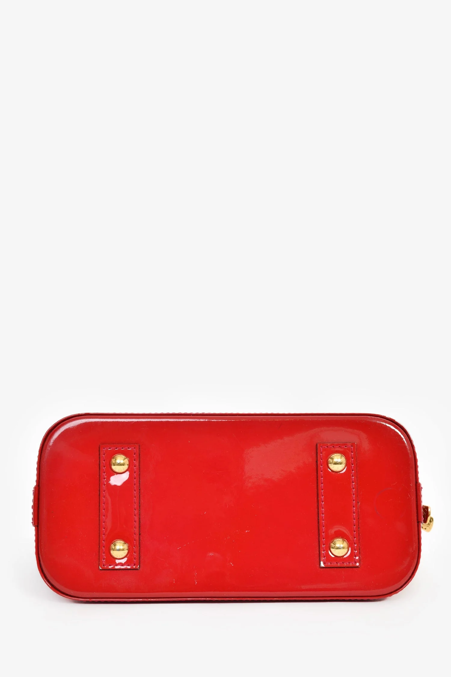Louis Vuitton 2014 Cherry Red Vernis Leather Alma BB - Image 5
