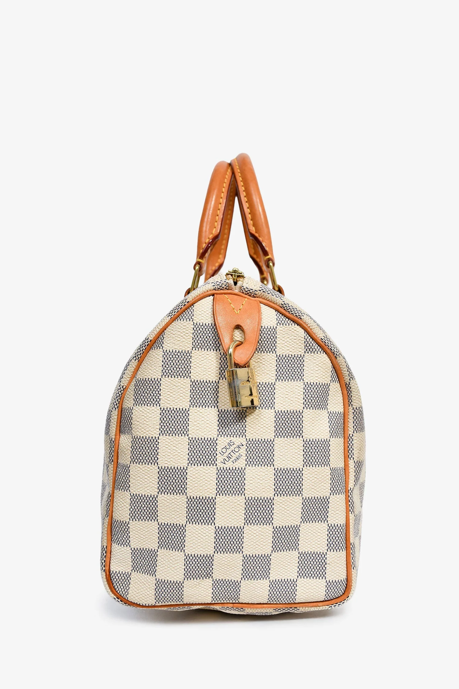 Louis Vuitton 2014 Damier Azur Speedy 25 Top Handle - Image 3