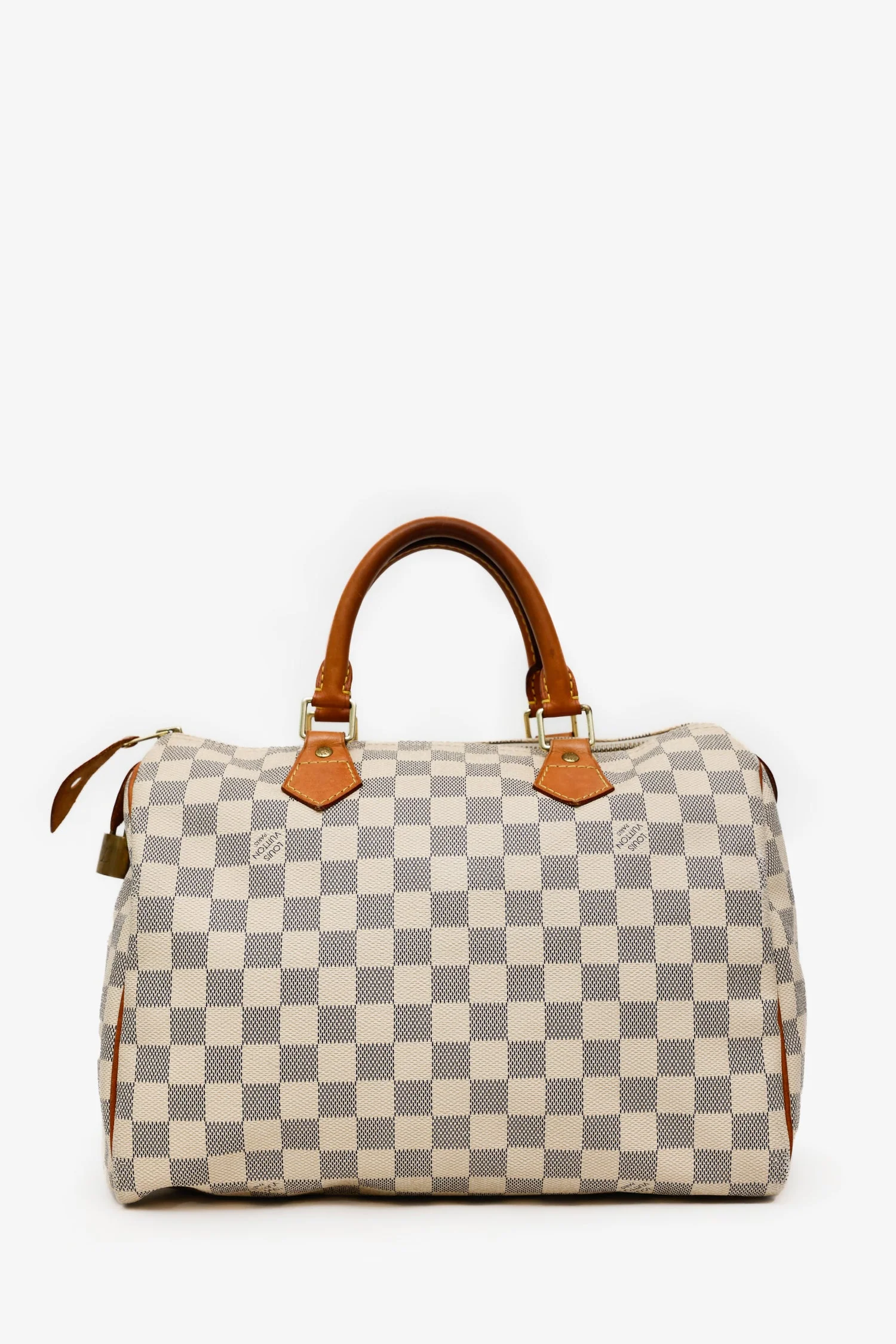 Louis Vuitton 2014 Damier Azur Speedy 30 Top Handle (As Is) - Image 2