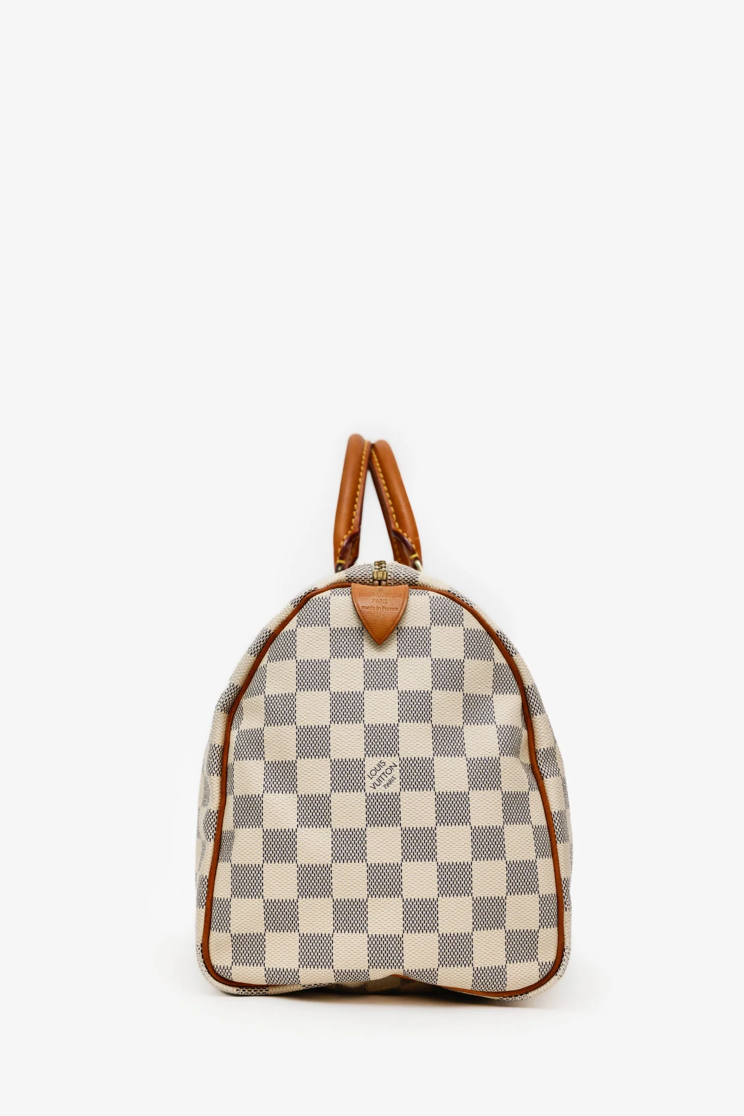 Louis Vuitton 2014 Damier Azur Speedy 30 Top Handle (As Is) - Image 3
