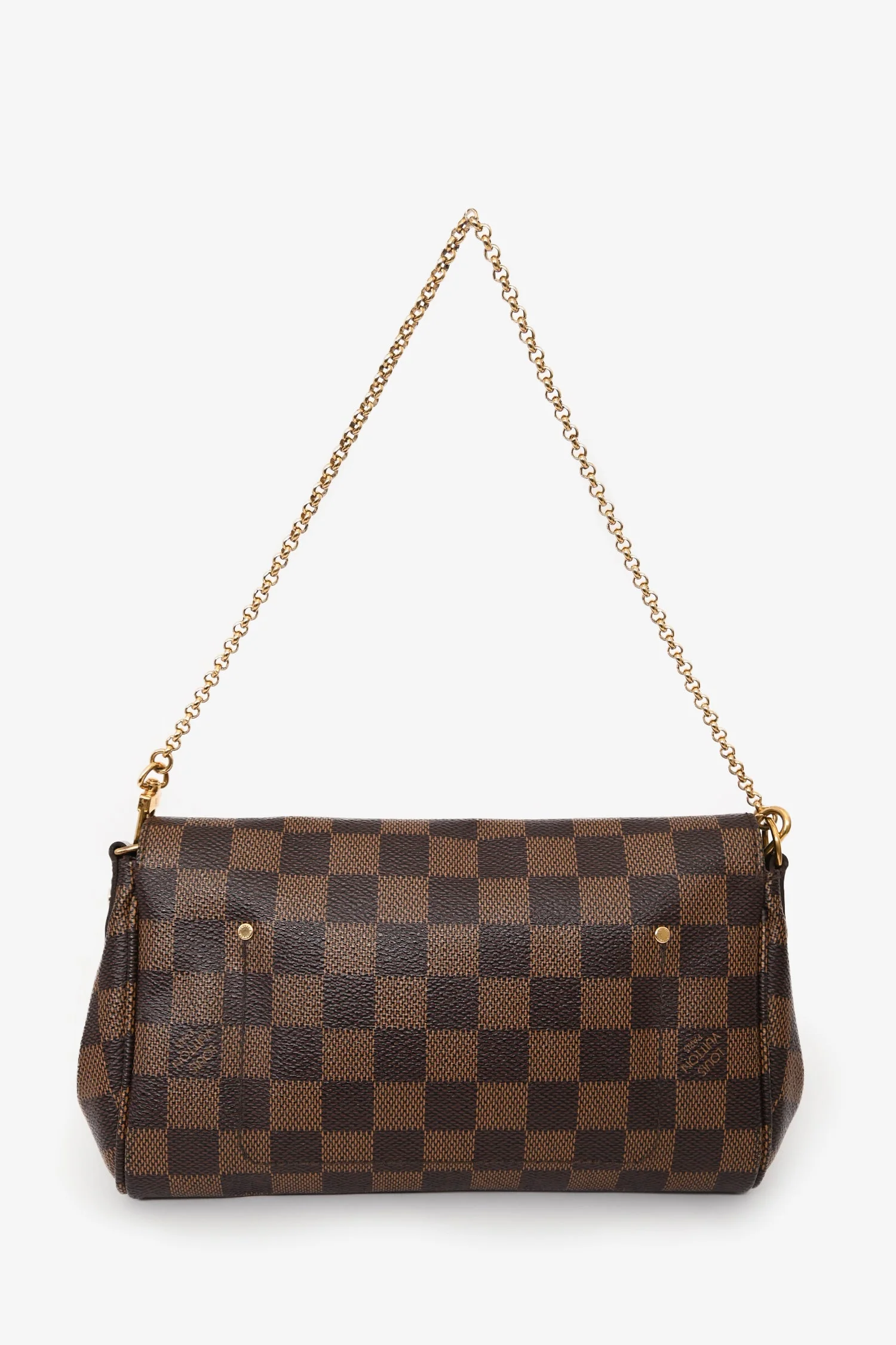 Louis Vuitton 2014 Damier Ebene Eva Pochette With Strap - Image 2